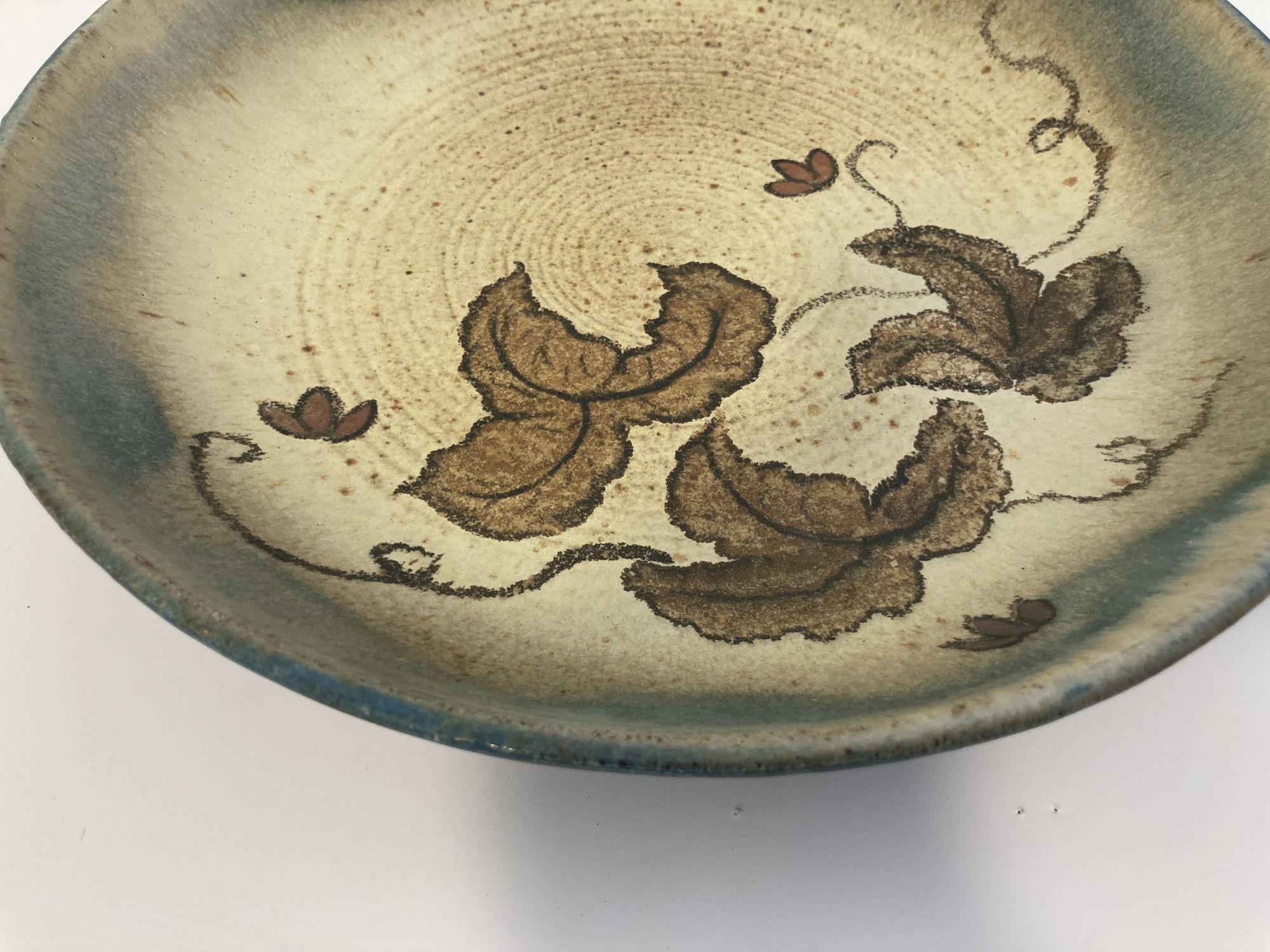 Handcrafted Japanese Ceramic Bowl Signed Jin Kobayashi For Sale 6