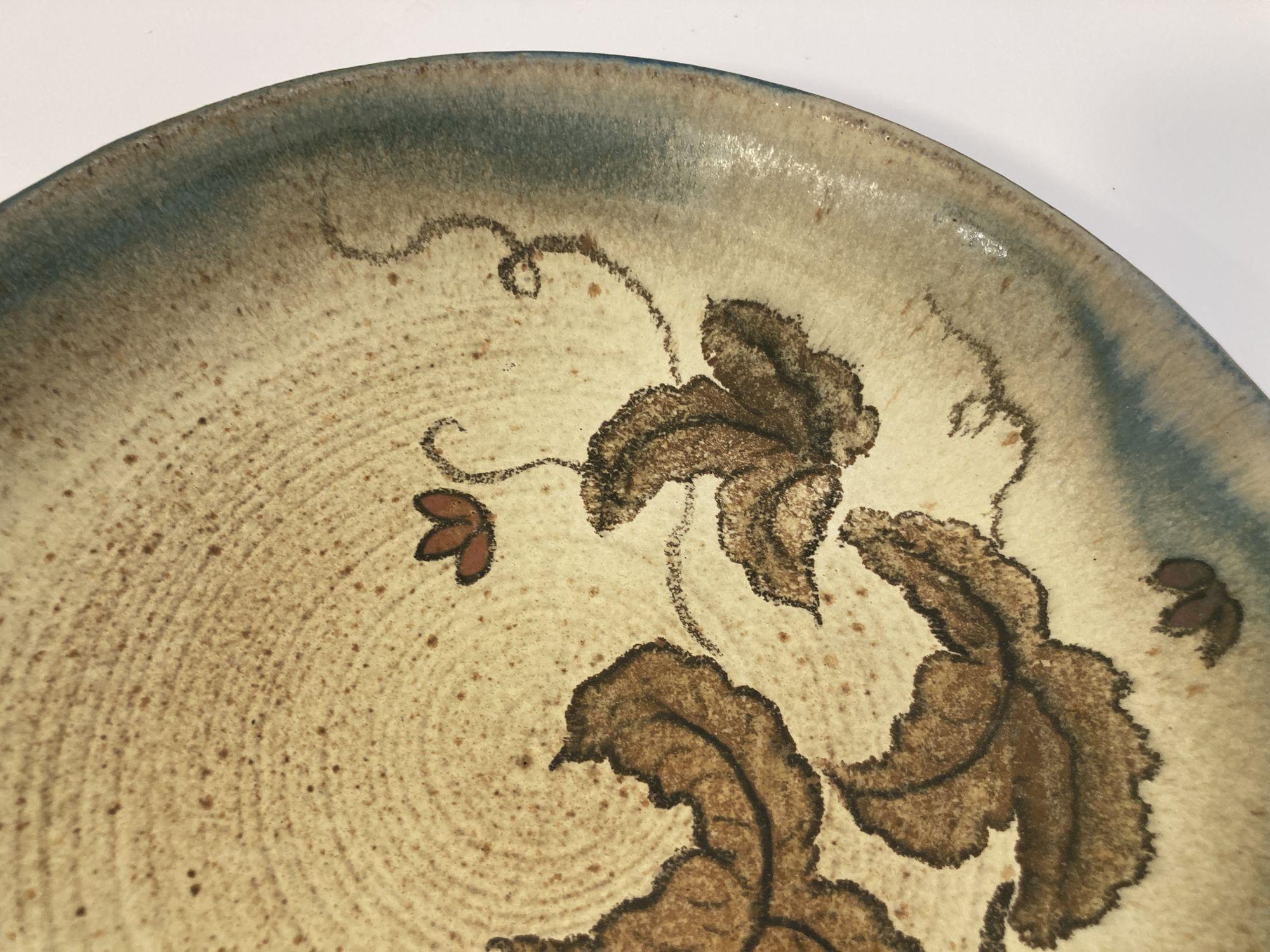 Handcrafted Japanese Ceramic Bowl Signed Jin Kobayashi For Sale 10