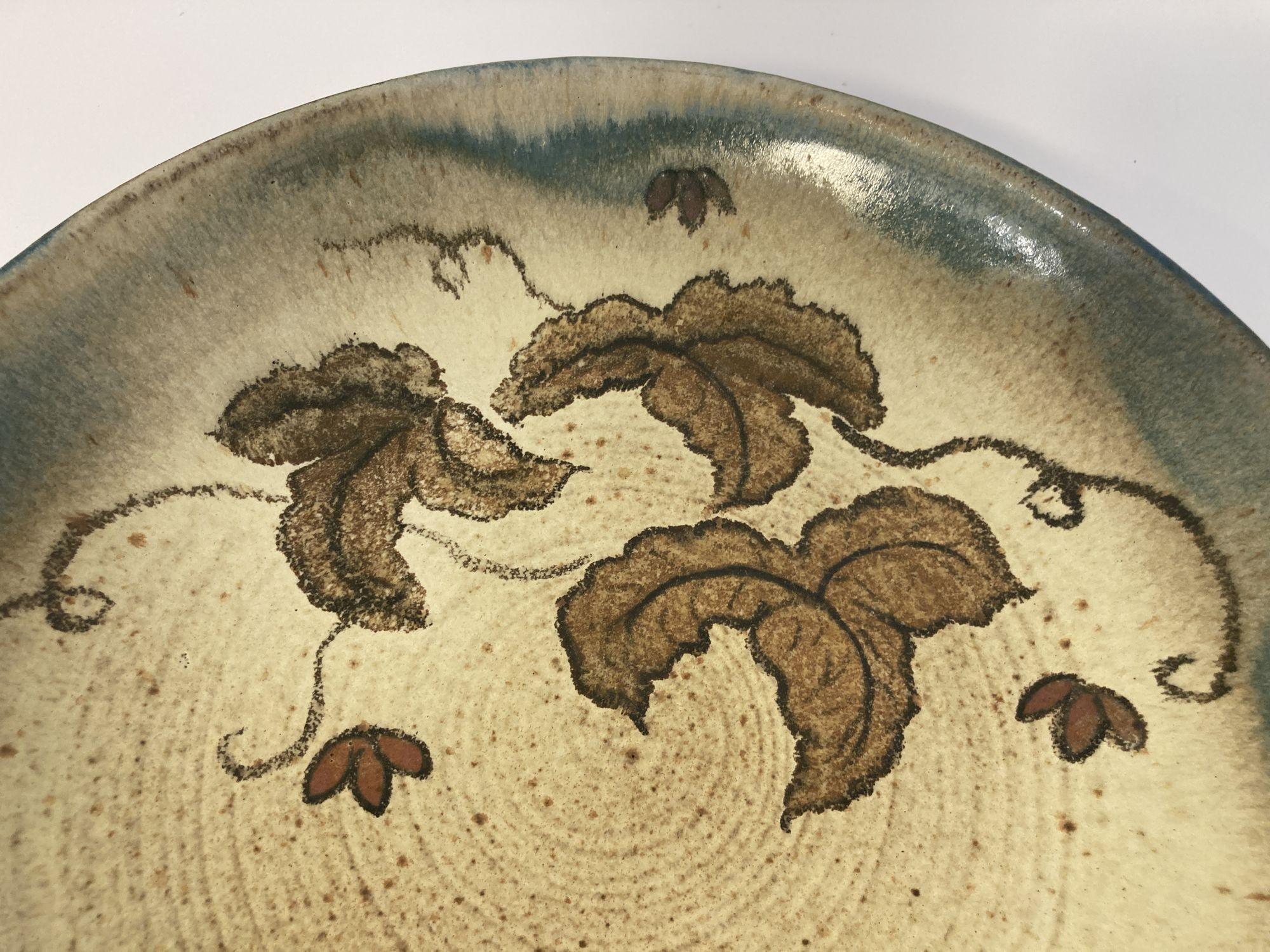 Handcrafted Japanese Ceramic Bowl Signed Jin Kobayashi For Sale 11