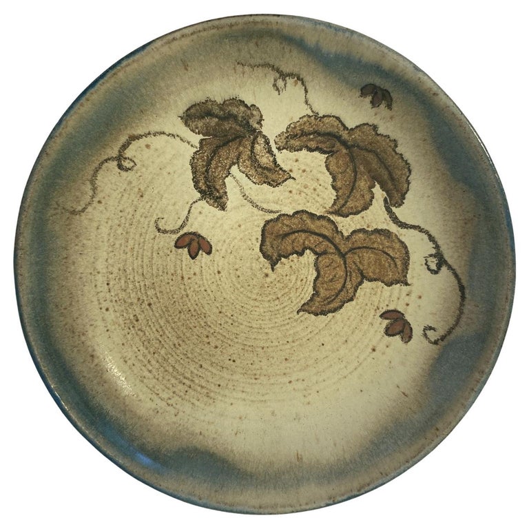 Handcrafted Japanese Ceramic Bowl Signed Jin Kobayashi For Sale at 1stDibs