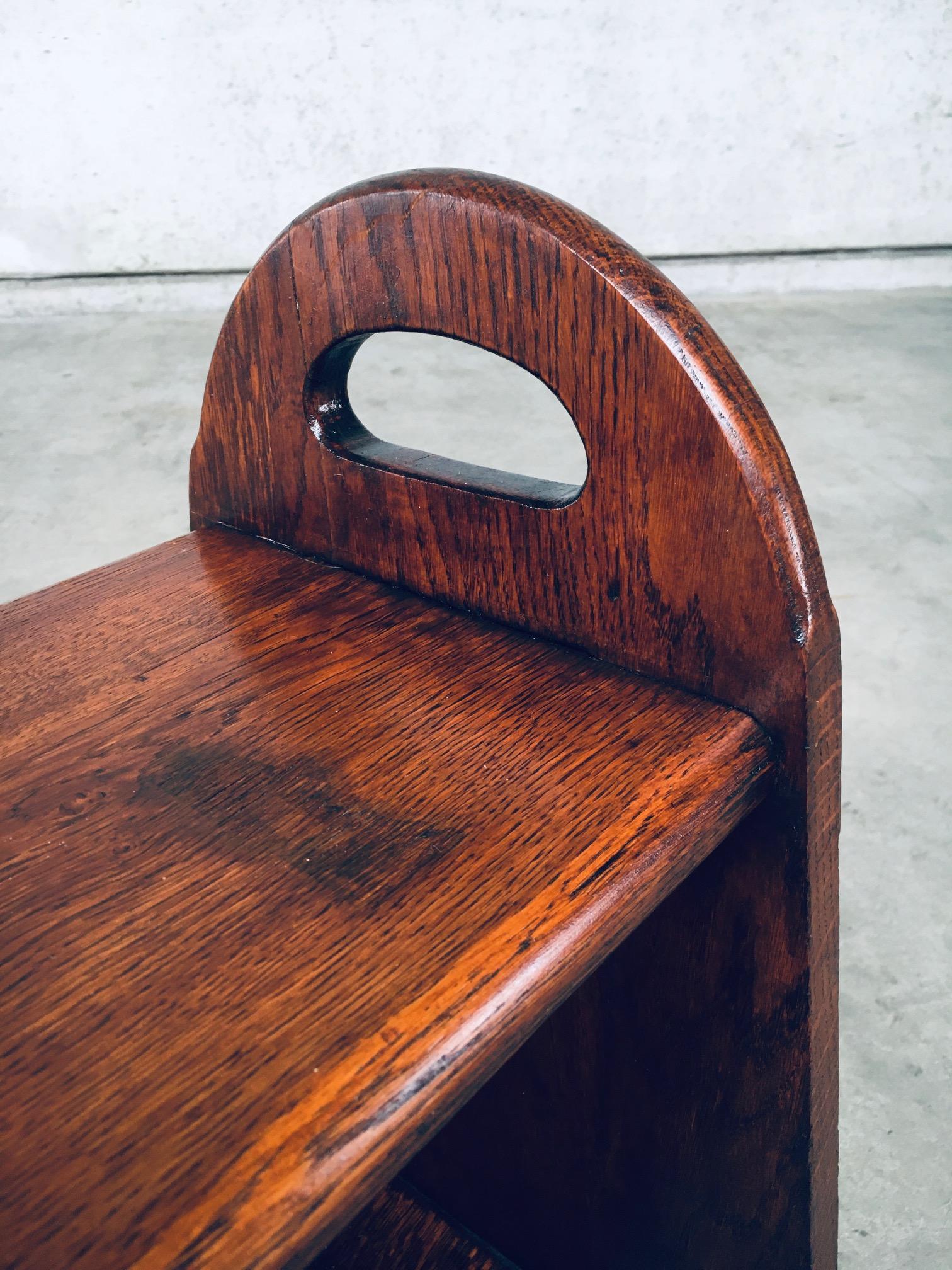 Handcrafted Jointed Two Tier Side Table or Bench, France 1950's For Sale 3