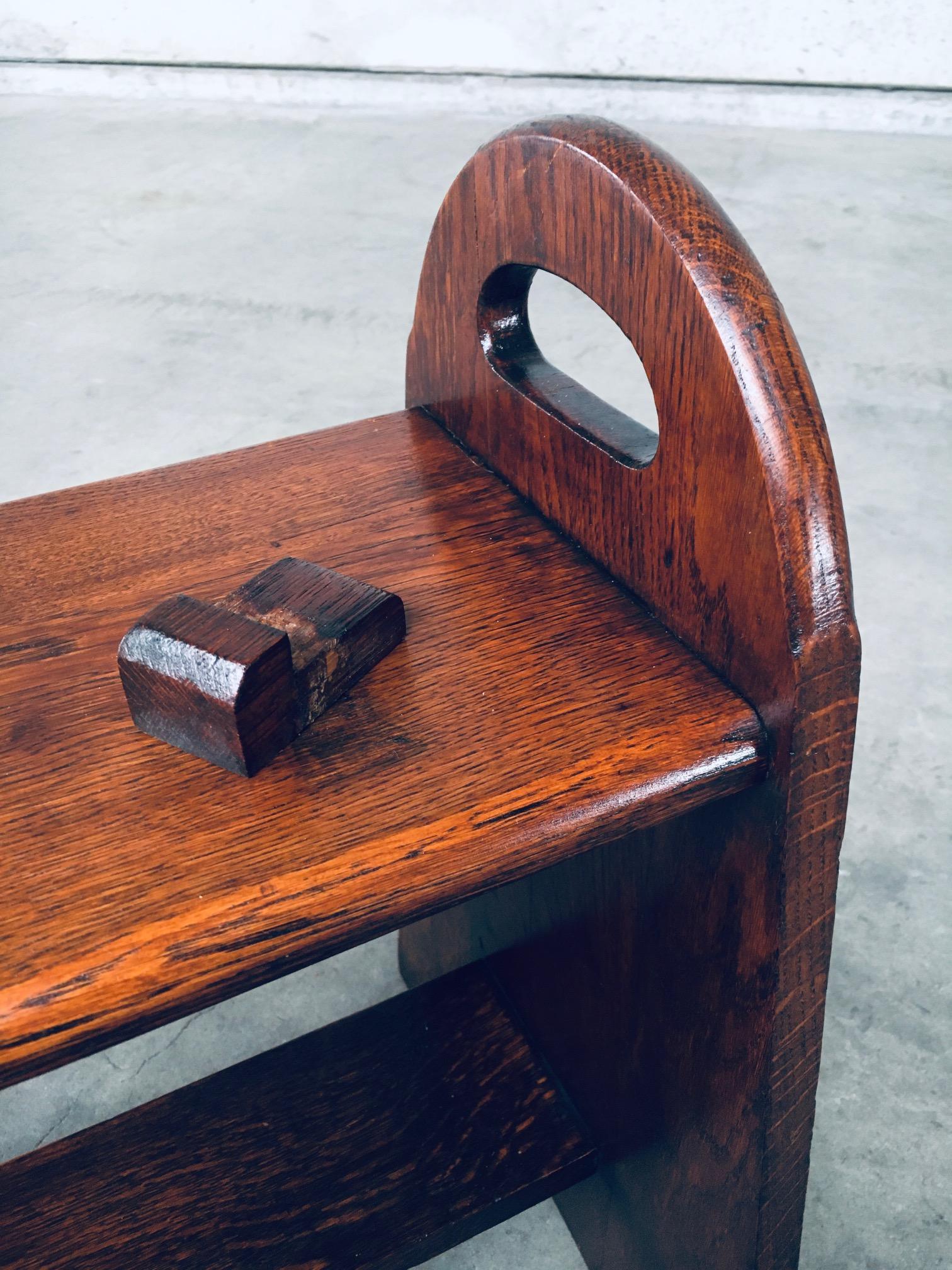 Handcrafted Jointed Two Tier Side Table or Bench, France 1950's For Sale 7