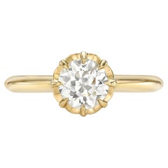 Handcrafted Josilyn Old European Cut Diamond Ring by Single Stone