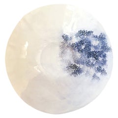 Handcrafted Kashmir Extra Large Porcelain Blue and White Bowl