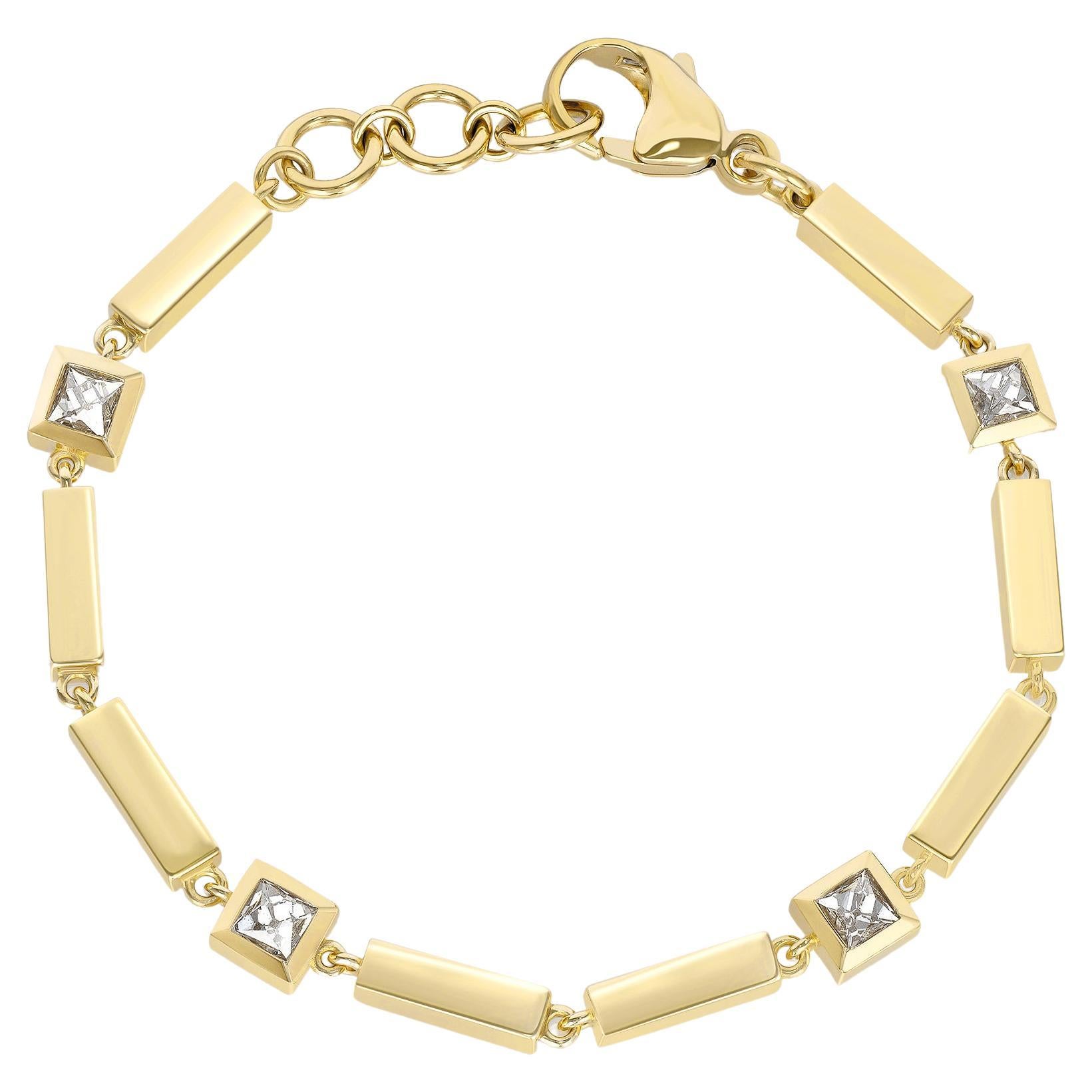 LUCKY STAR 1 DIAMOND GOLD BRACELET main image 1