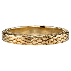 Handcrafted Large Eden Band by Single Stone