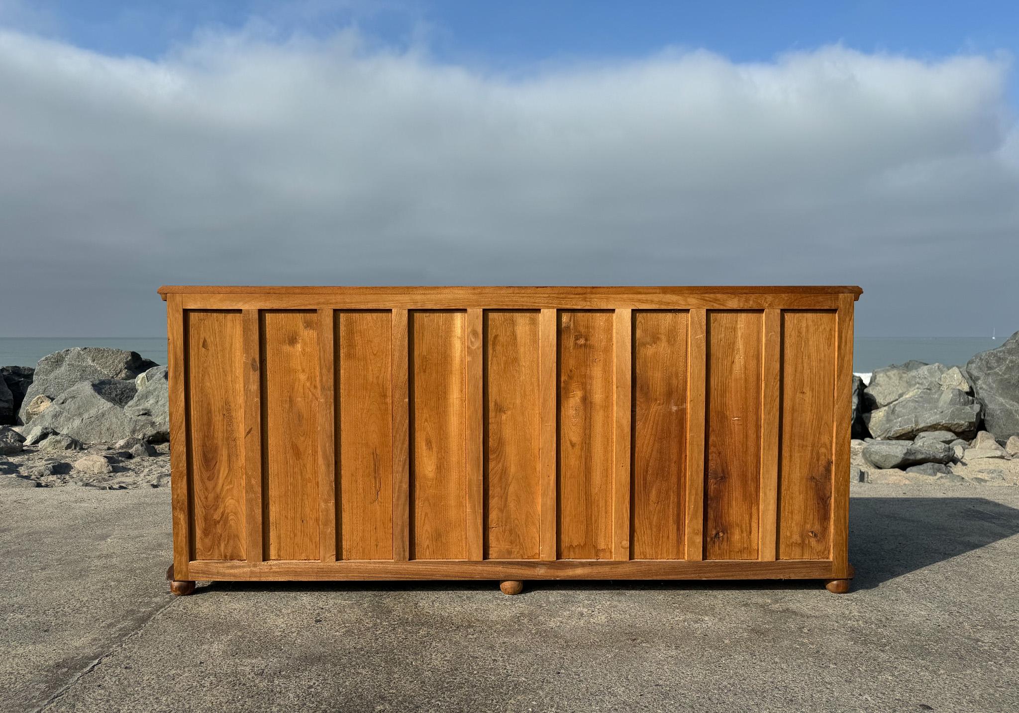 Handcrafted Spanish Colonial Mahogany Credenza, Mexico, c.1970 5