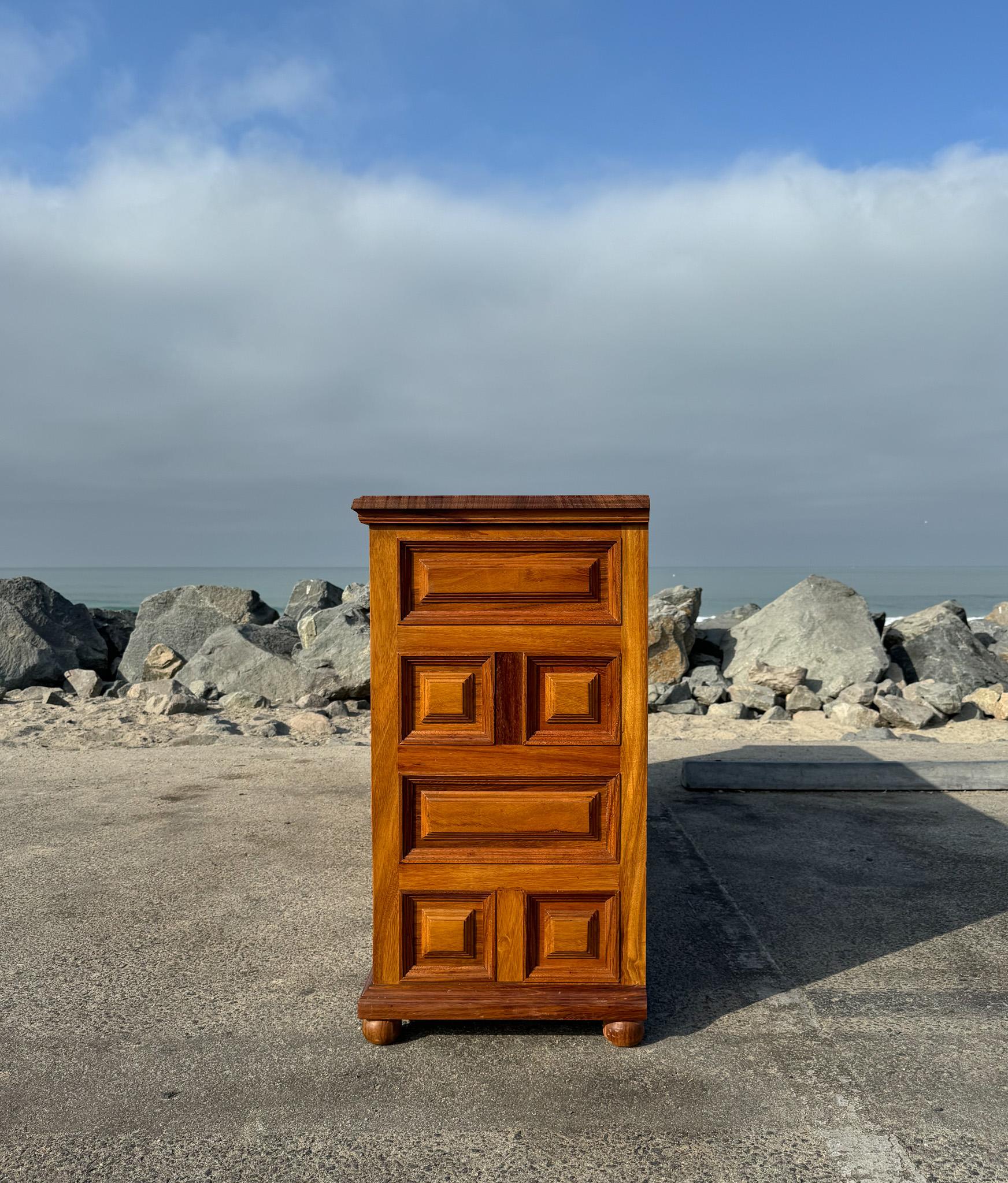 Handcrafted Spanish Colonial Mahogany Credenza, Mexico, c.1970 7