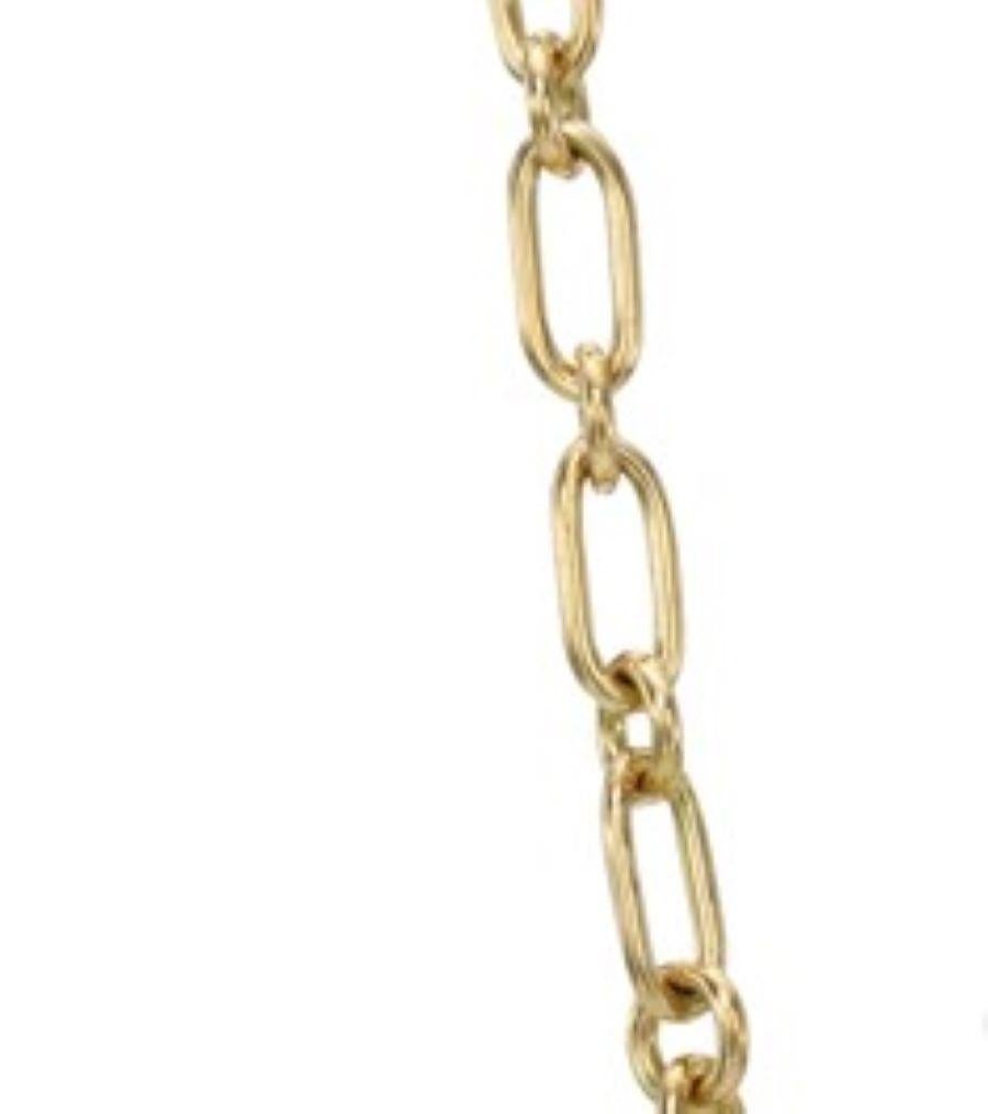Handgefertigte Leah-Smaragd-Tropfen-Halskette mit Asscher-Schliff von Single Stone im Zustand „Neu“ im Angebot in Los Angeles, CA
