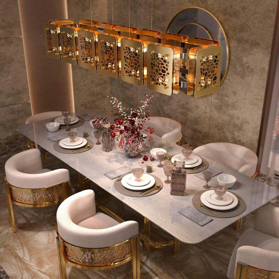 XXI secolo e contemporaneo Lampadario lineare realizzato a mano con piastra in ottone e vetro bronzo in vendita