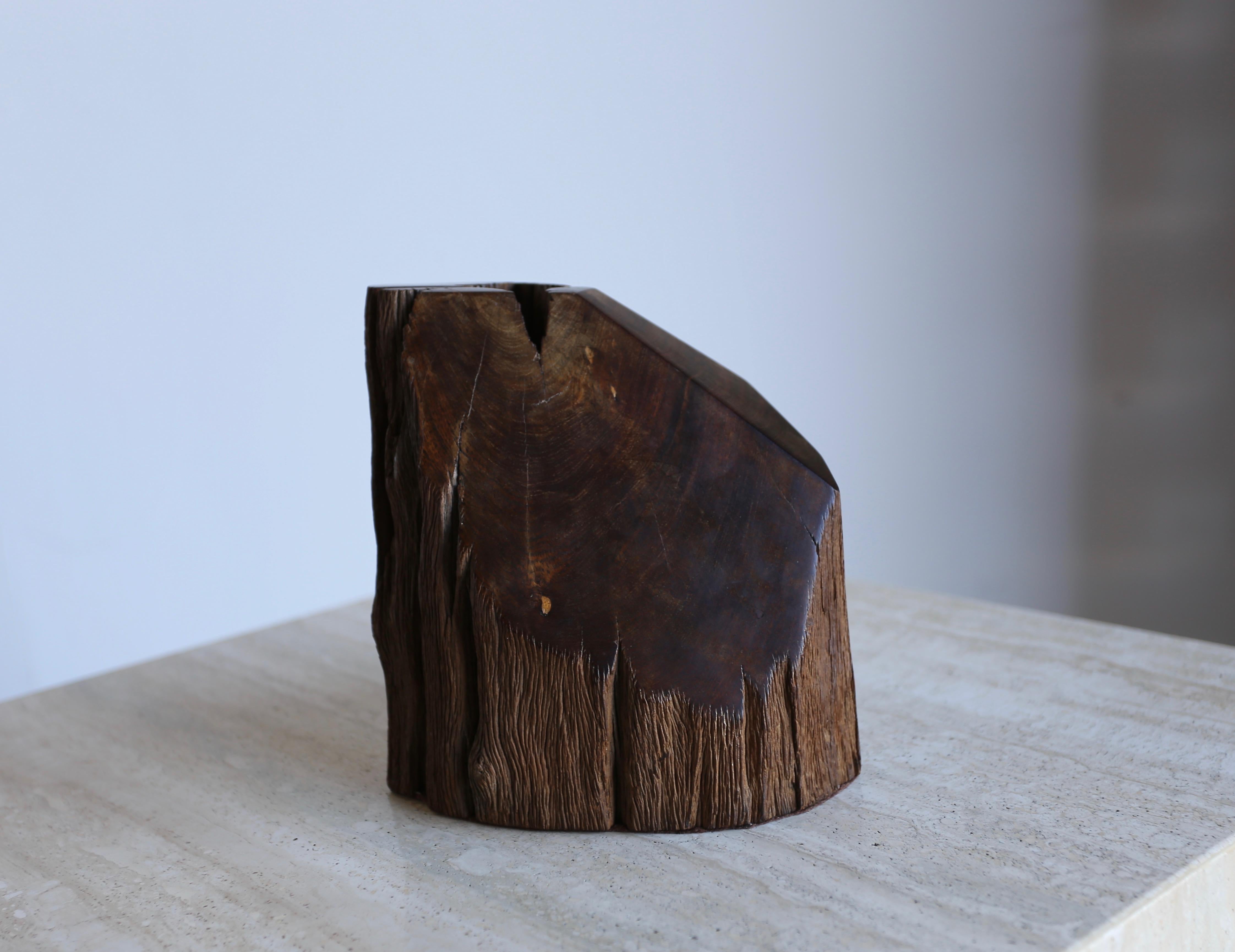 Hand-Crafted Handcrafted Live Edge Wood Bookends