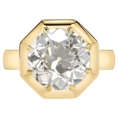 Handcrafted Lola Old European Cut Diamond Ring by Single Stone