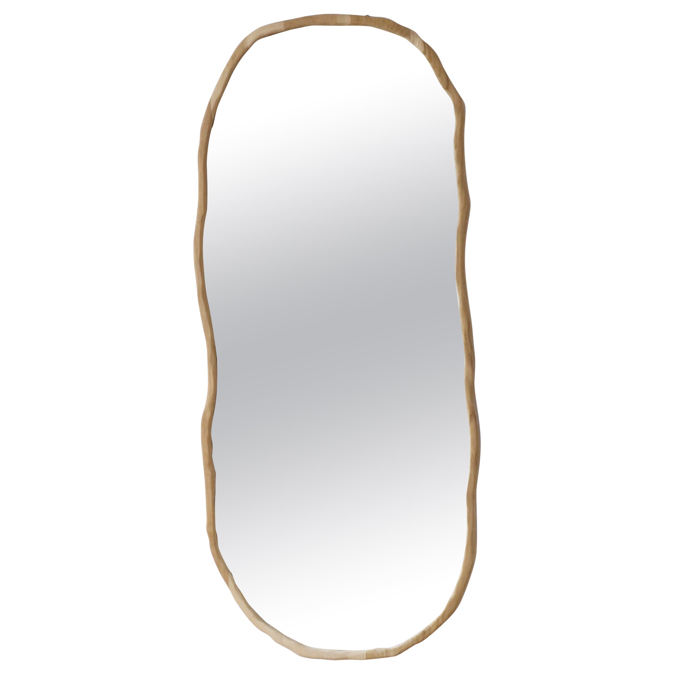 Handcrafted Long Ondulation Mirror by Alice Lahana Studio