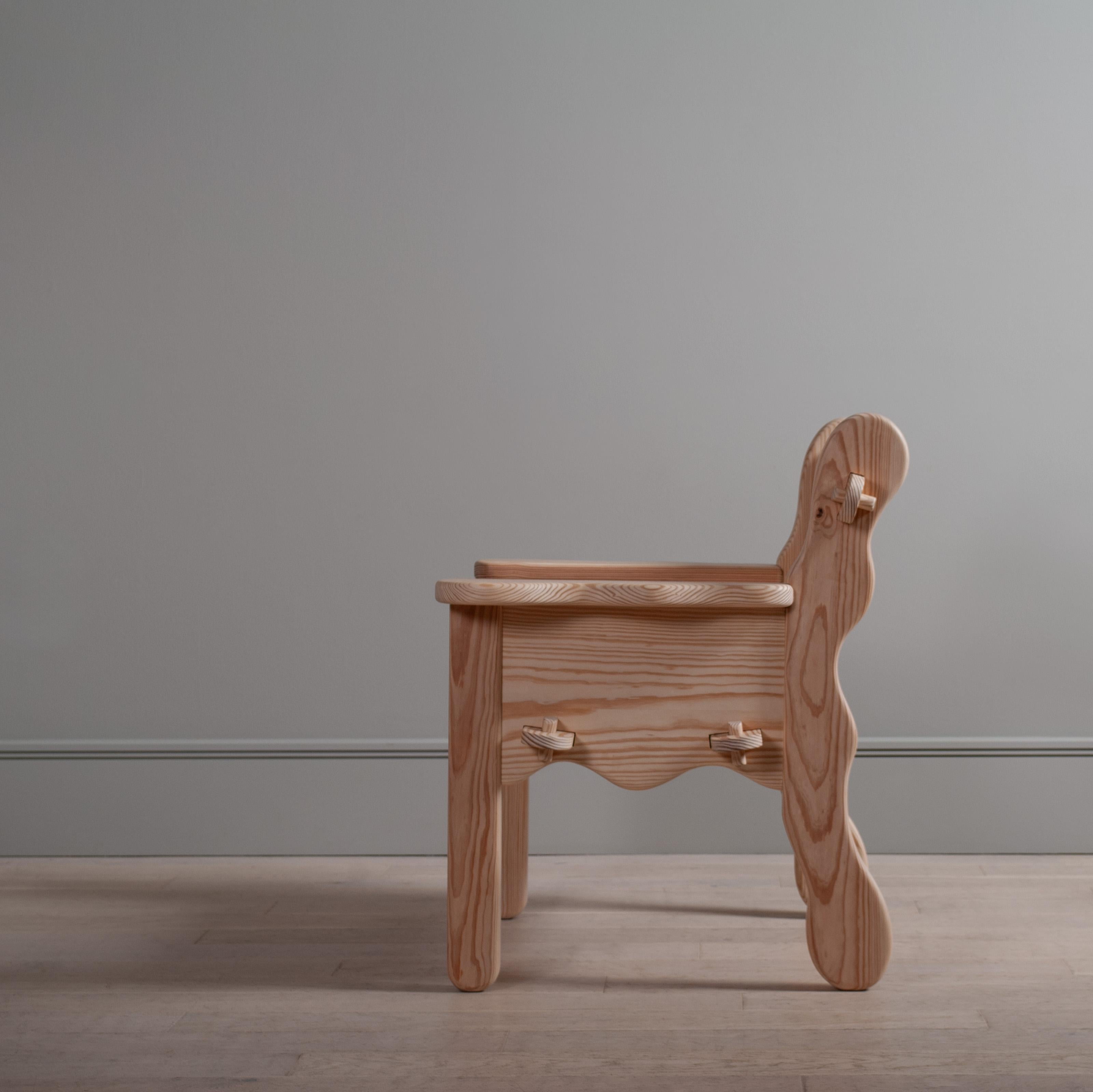 English Handcrafted Lounge Chair For Sale