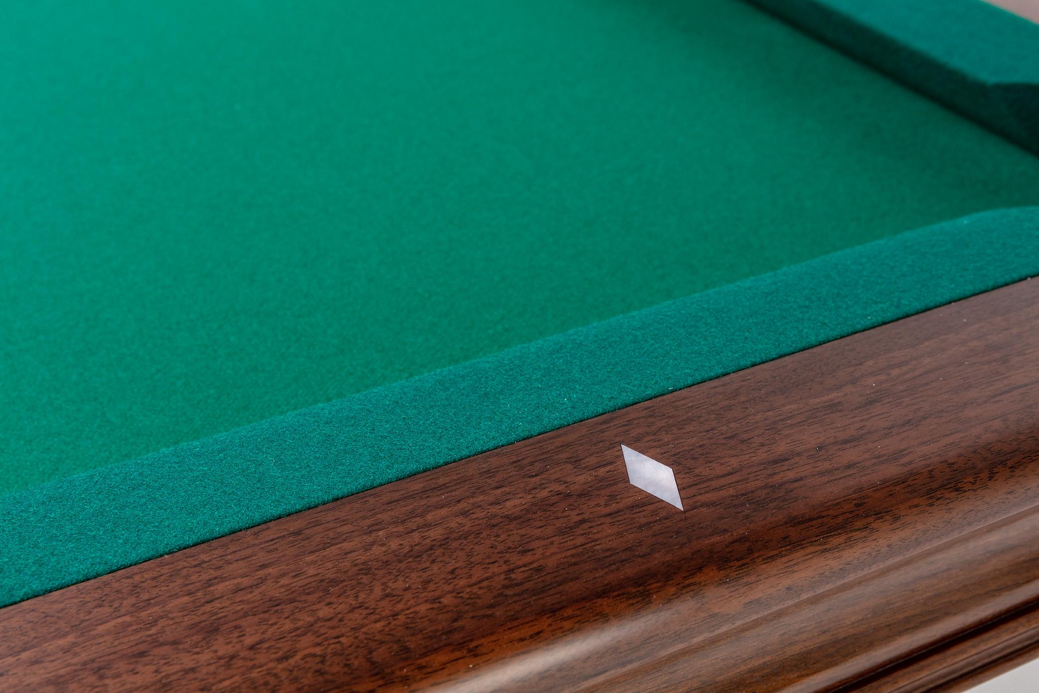 Woodwork Handcrafted Mahogany Wood Blatt Billiards Raleigh Pool Table For Sale