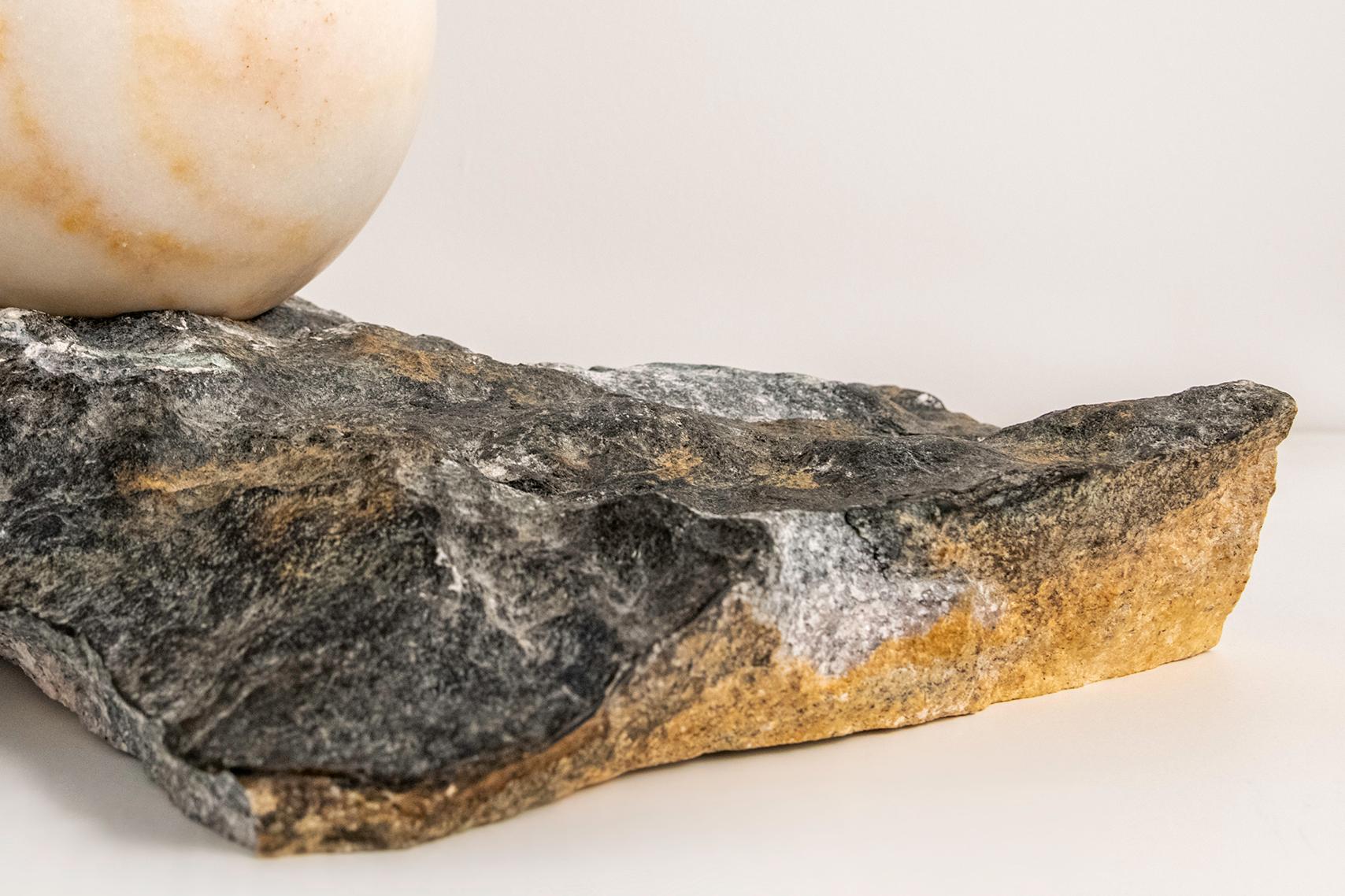 Contemporary Handcrafted Makrana Marble Table Lamp – 