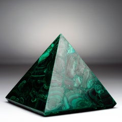 Handcrafted Malachite Pyramid