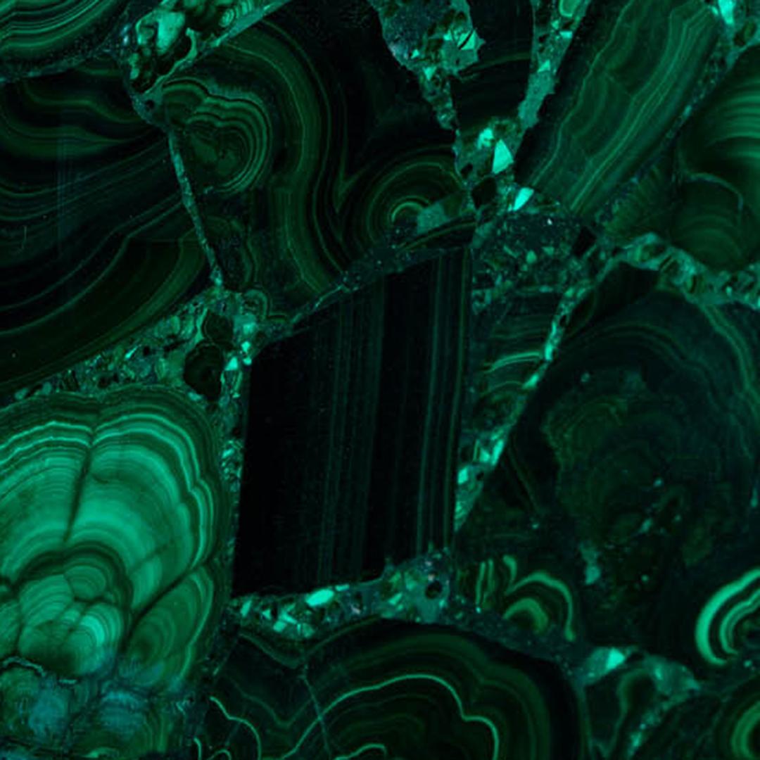 Contemporary Malachite Pyramid For Sale