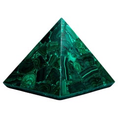 Handcrafted Malachite Pyramid