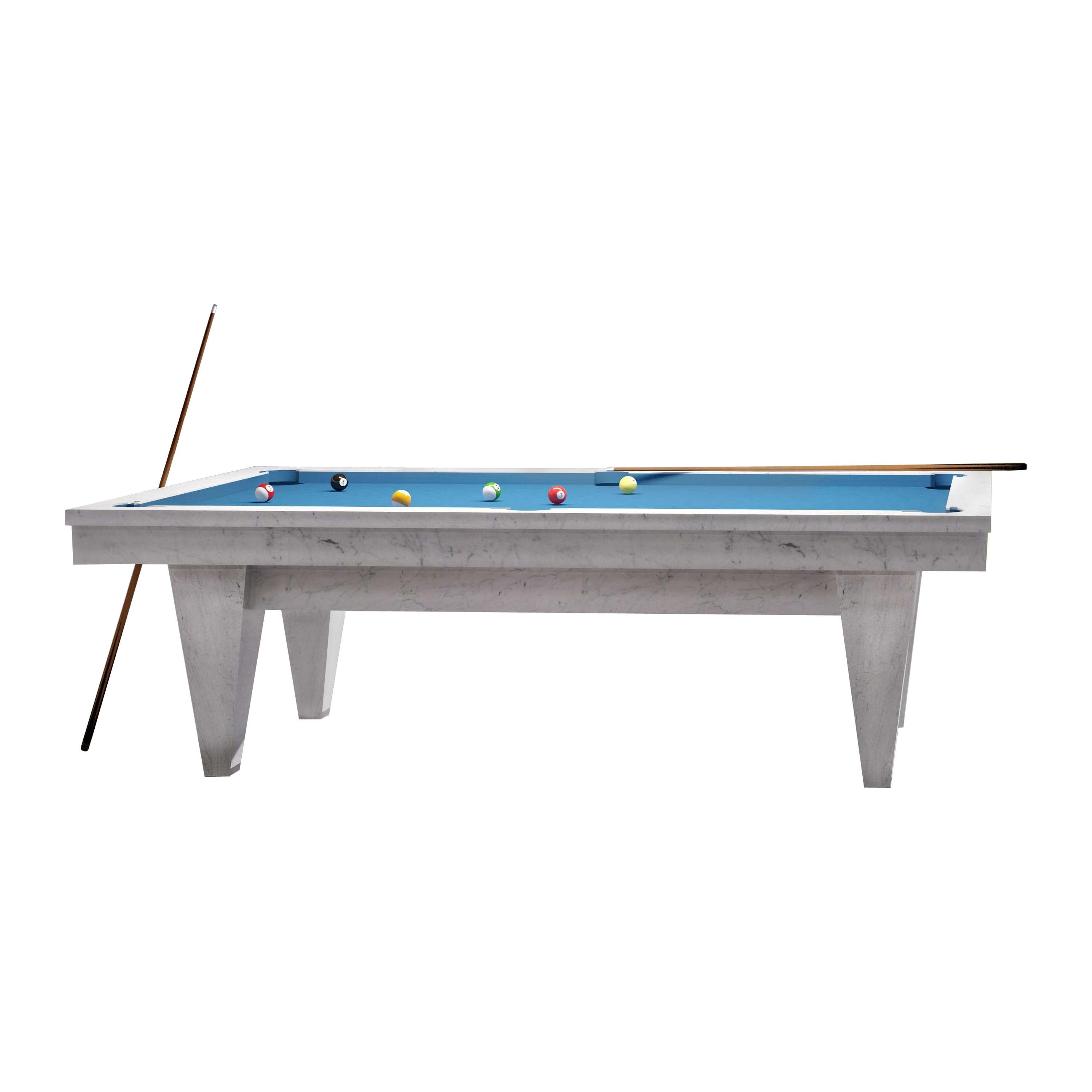 Handcrafted Marble Billiards Table by Blatt Billiards For Sale