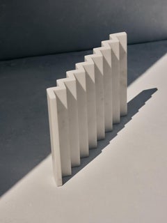 Handcrafted Marble Tray from White Volakas Greek Marble, Collectible & Timeless