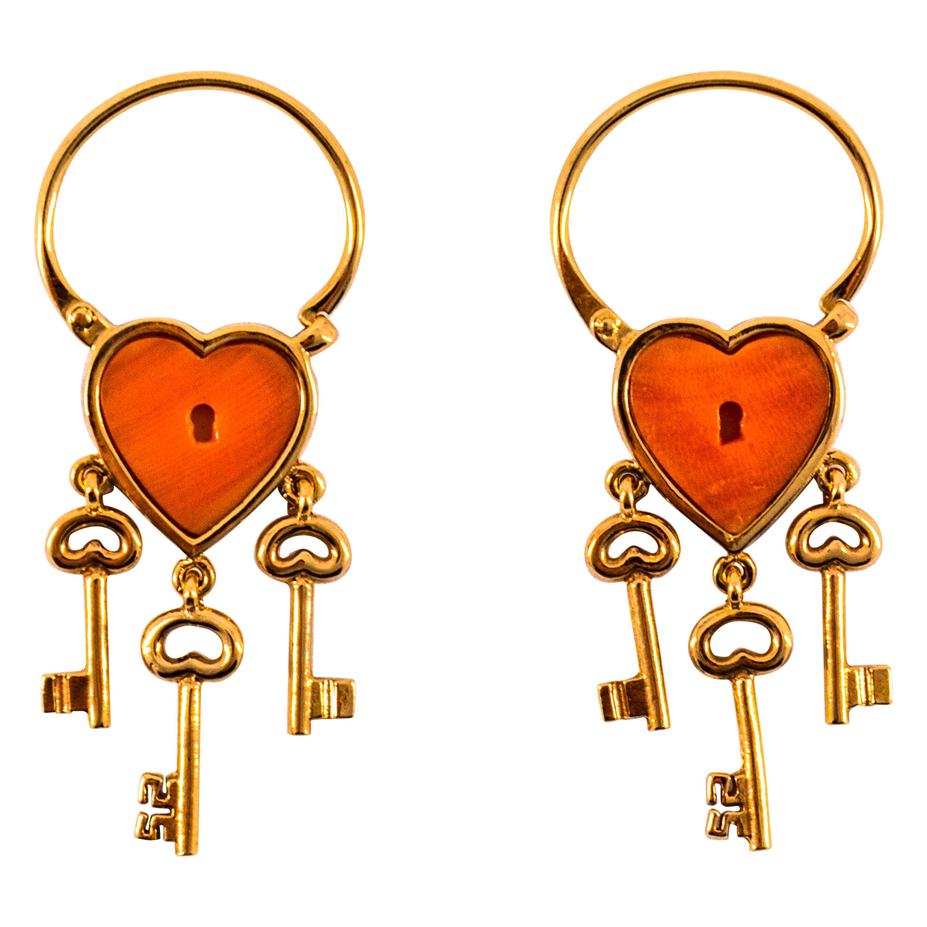 Diamond Fashion Rose Gold Lever Back Dangle Drop Earring at 1stDibs