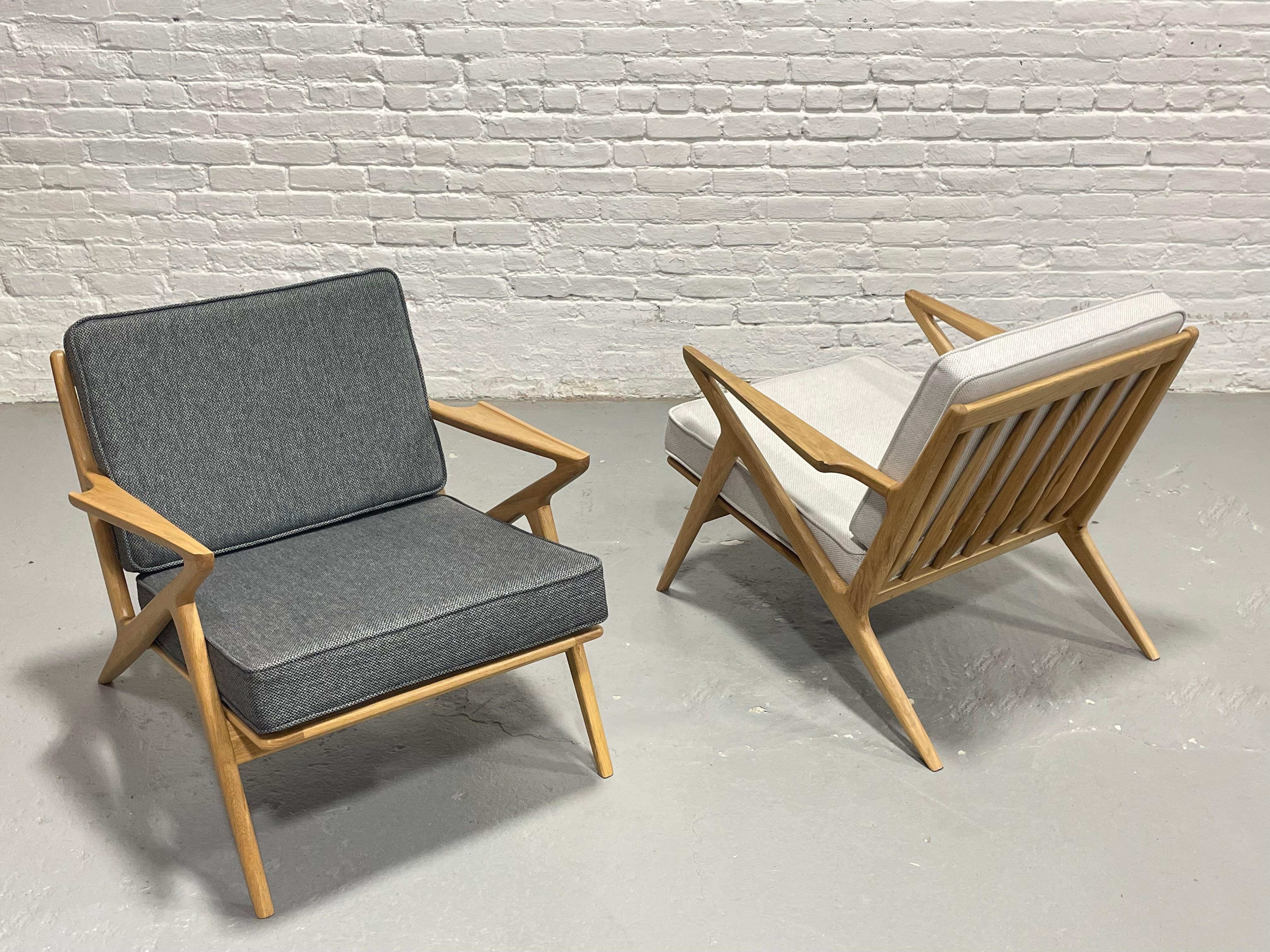 Chaise longue en chêne de style moderne du milieu du siècle, fabriquée à la main en vente 7