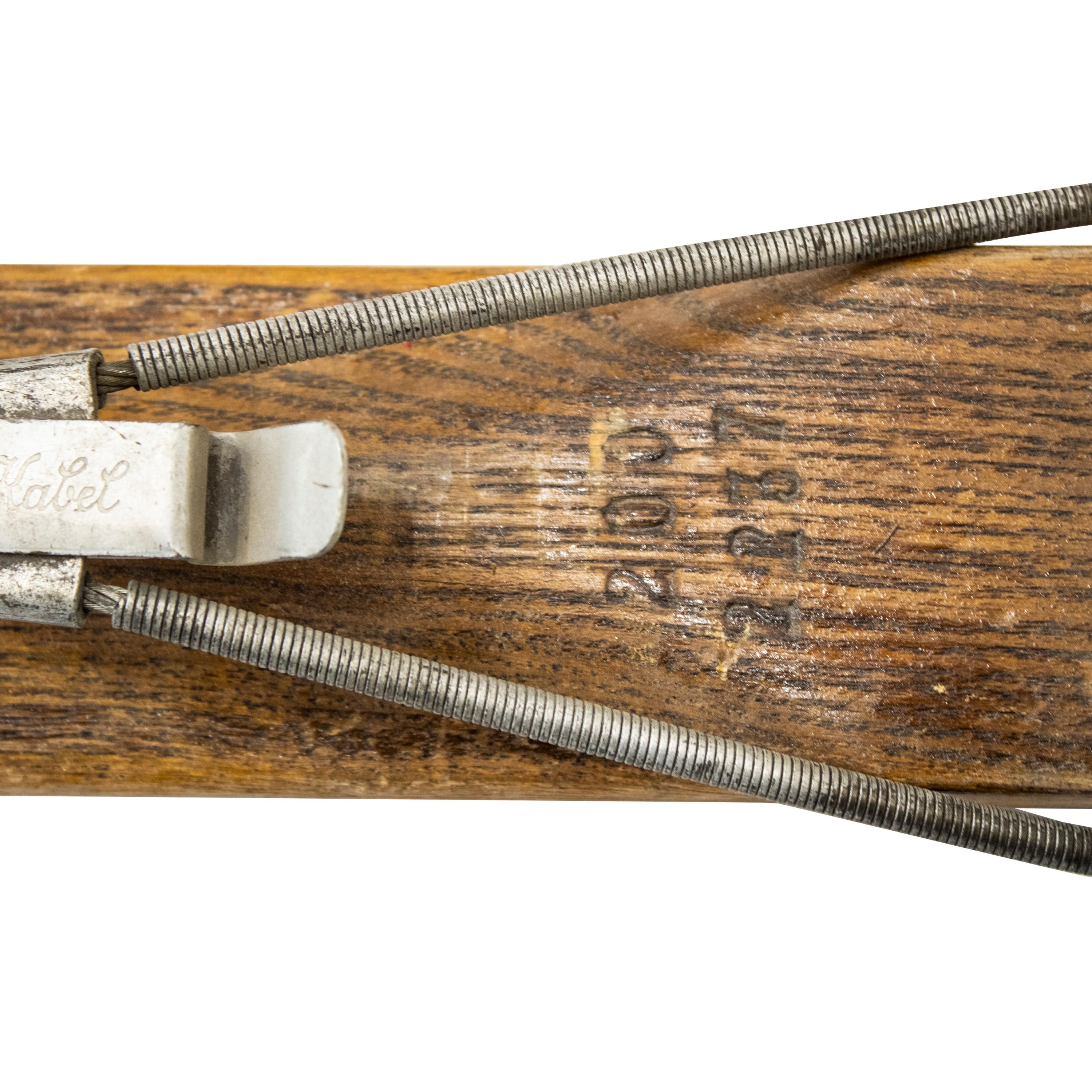 Ensemble de ski en bois du milieu du siècle avec piétons de ski, fabriqué à la main, Suisse, 1940 Bon état à Madrid, ES