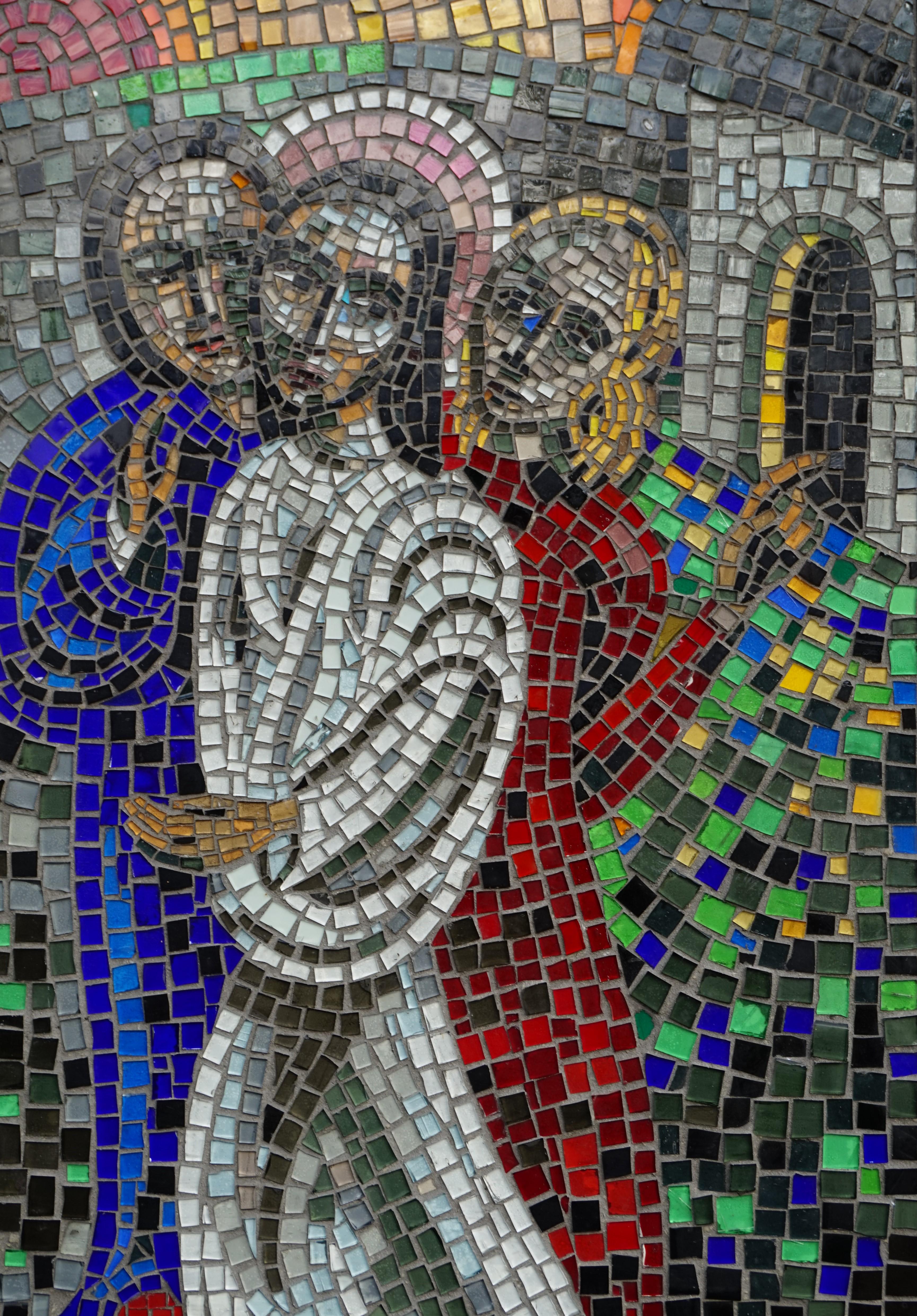 jesus mosaic picture