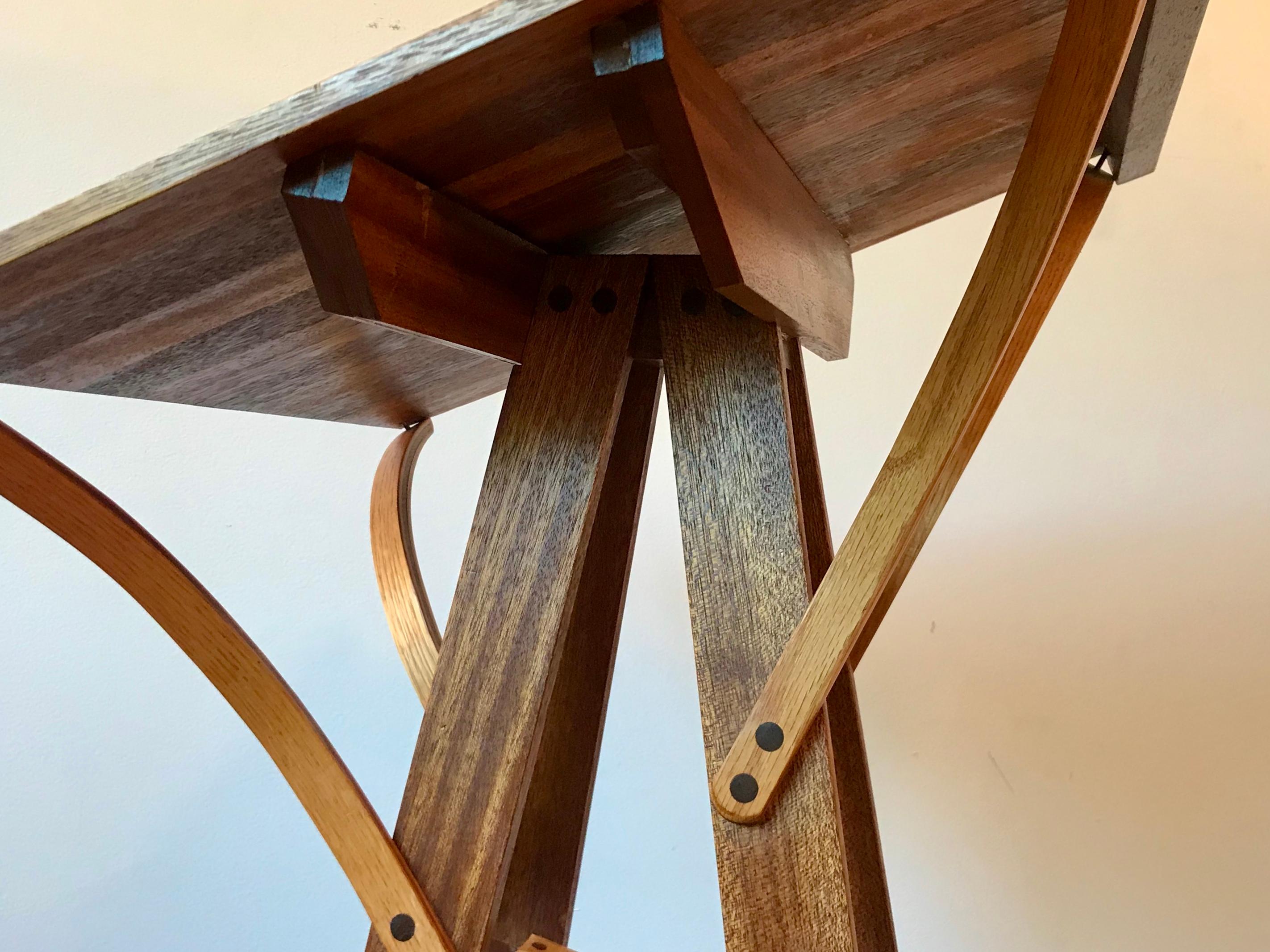 Handcrafted Mixed Woods Lectern Podium 4