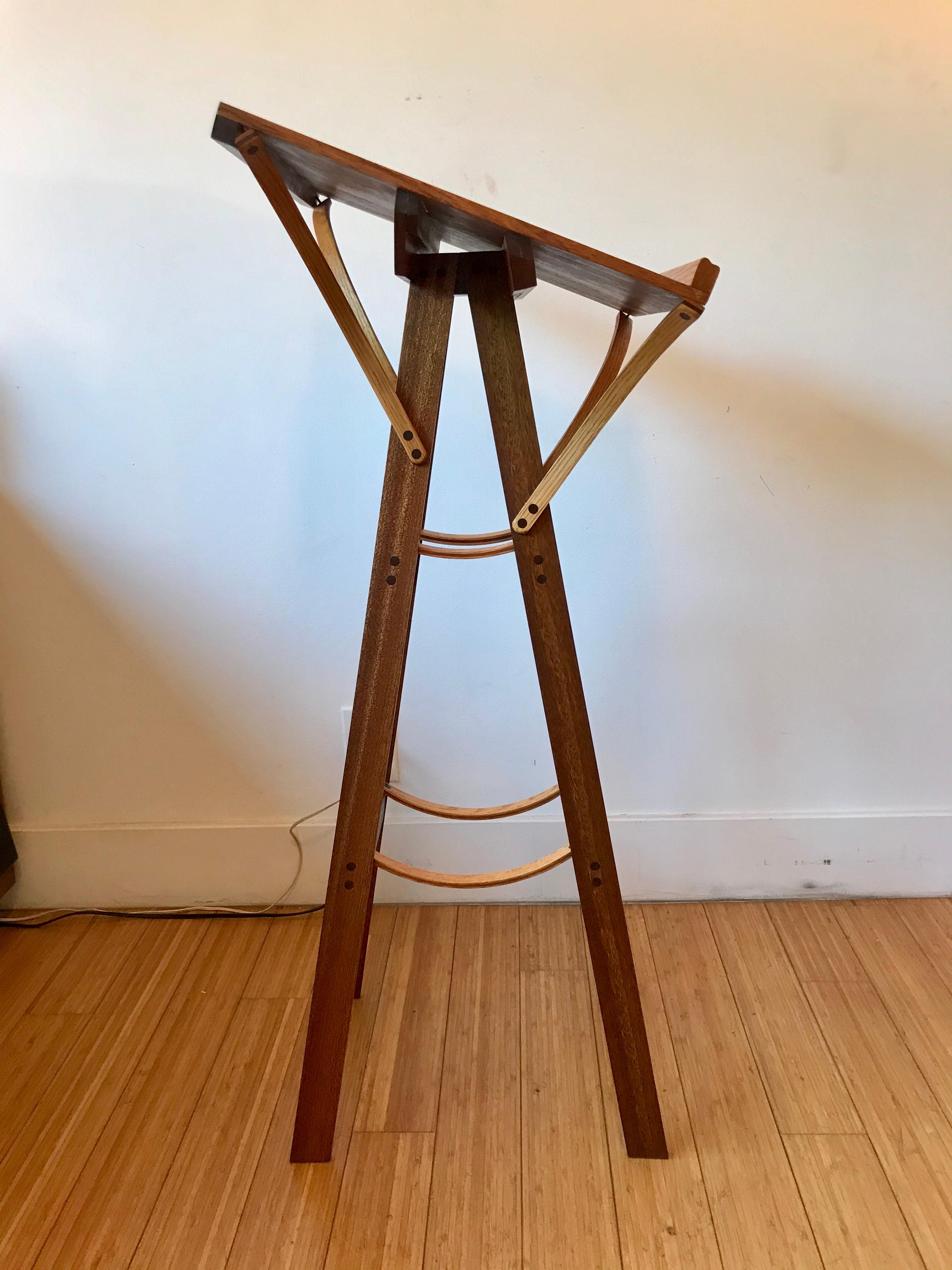 Handcrafted Mixed Woods Lectern Podium 5