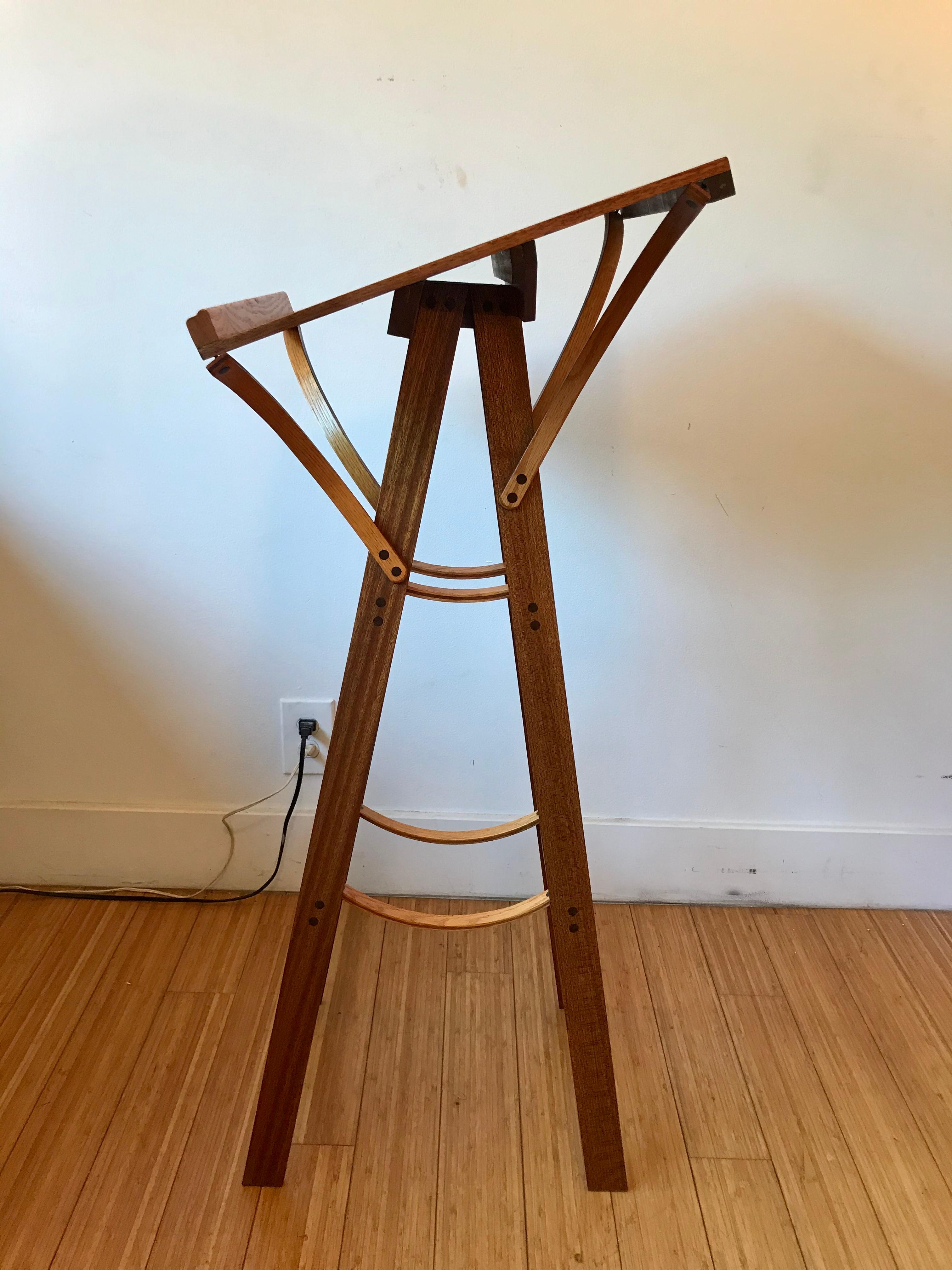 Handcrafted Mixed Woods Lectern Podium 6