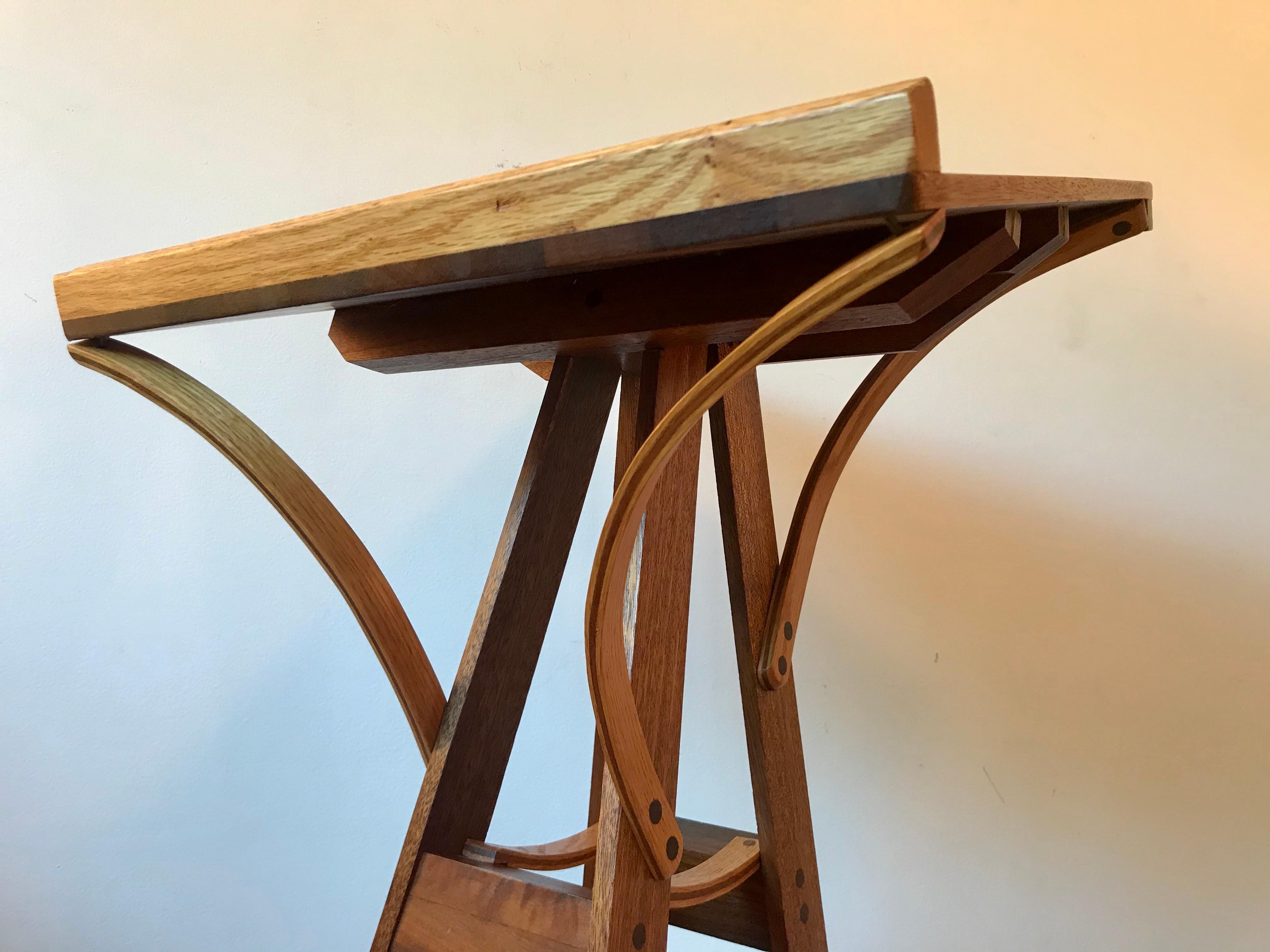 Woodwork Handcrafted Mixed Woods Lectern Podium