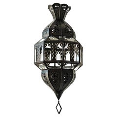 Handcrafted Moorish Glass Lantern, Octagonal Shape