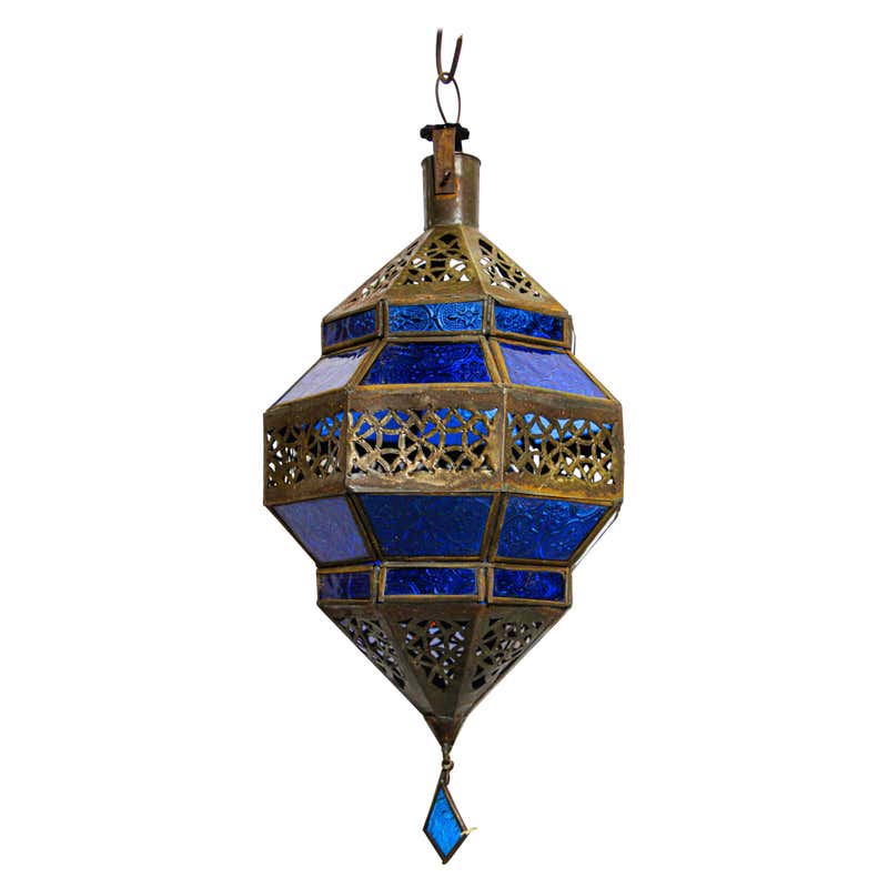 Handcrafted Moorish Glass Lantern, Octagonal Shape For Sale at 1stDibs ...