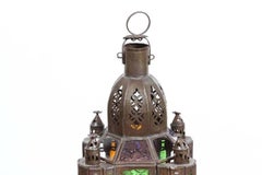 Vintage Moroccan Moorish Glass Lantern