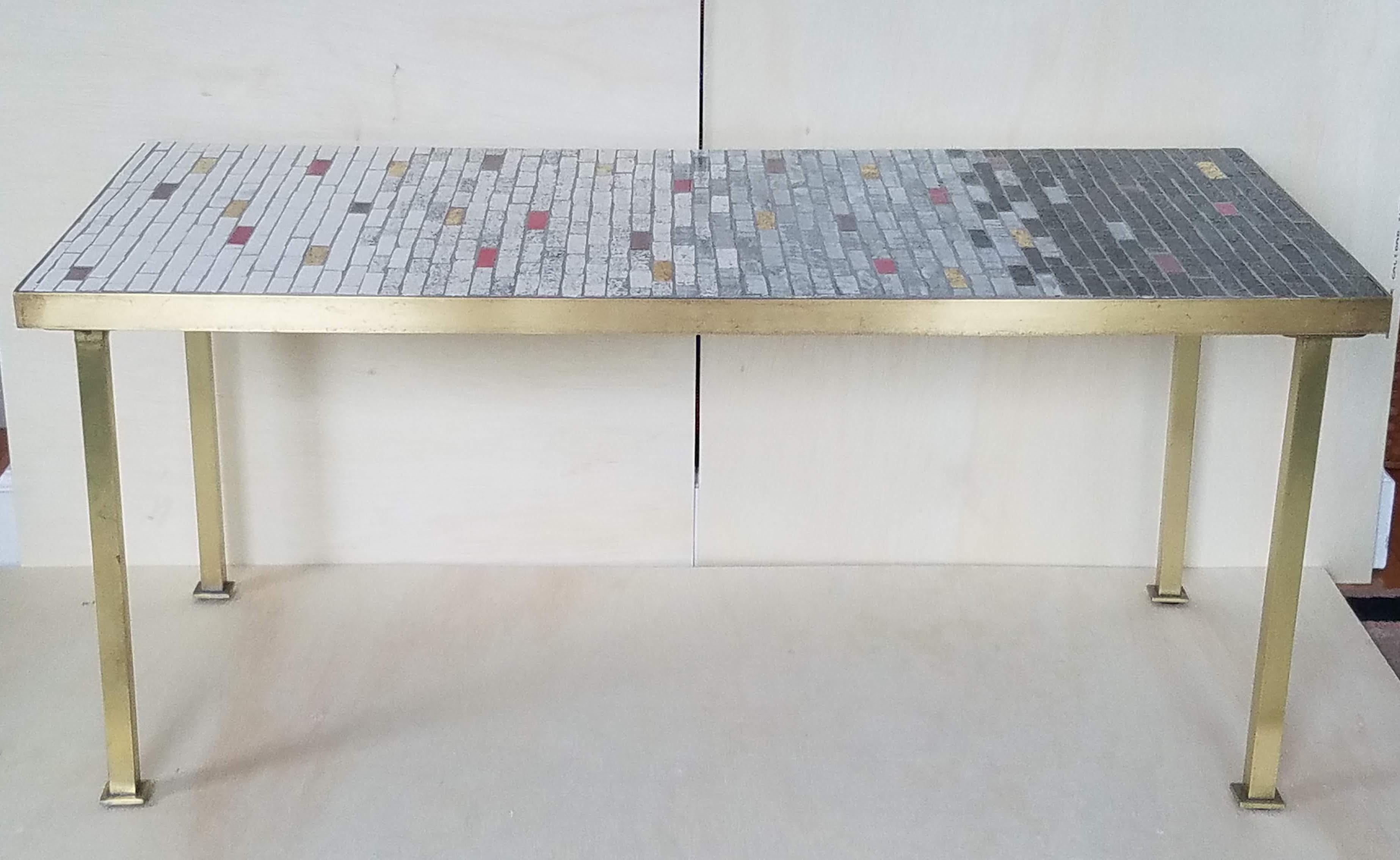 mosaic tile coffee table