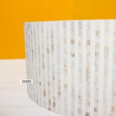 Handcrafted Mother of Pearl Inlay Square Coffee Table by House of Jaipur