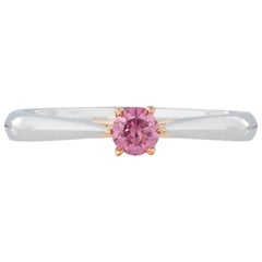 Handcrafted Natural GIA Certified Argyle Pink Diamond Solitaire Engagement Ring