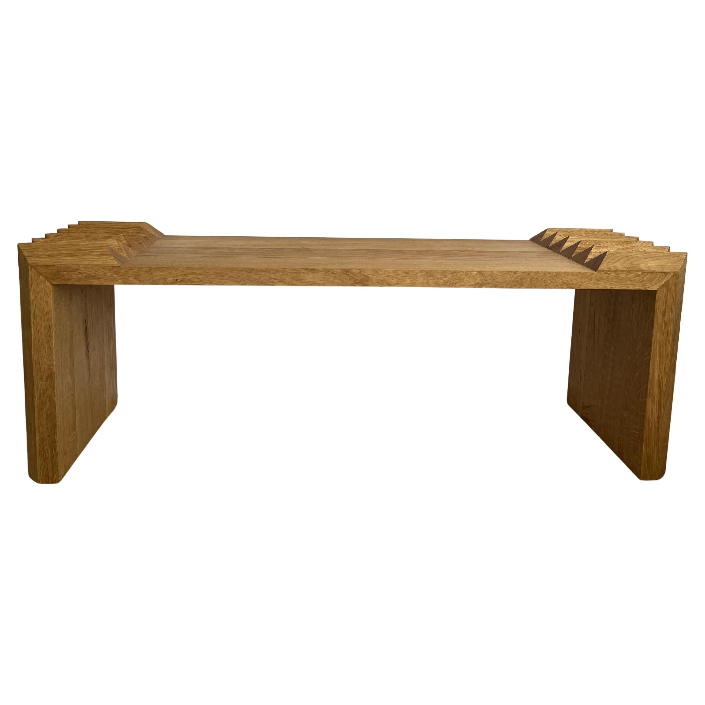 Banco / Cabecera de Cama Artesanal de Roble Madera en venta