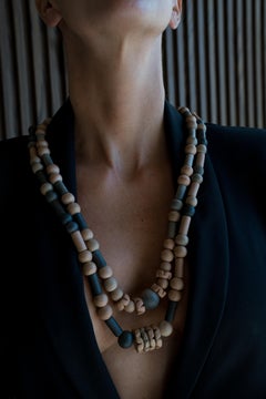 Handcrafted Oaxacan Clay Necklace Authentic Native Mexican Artisan Jewelry