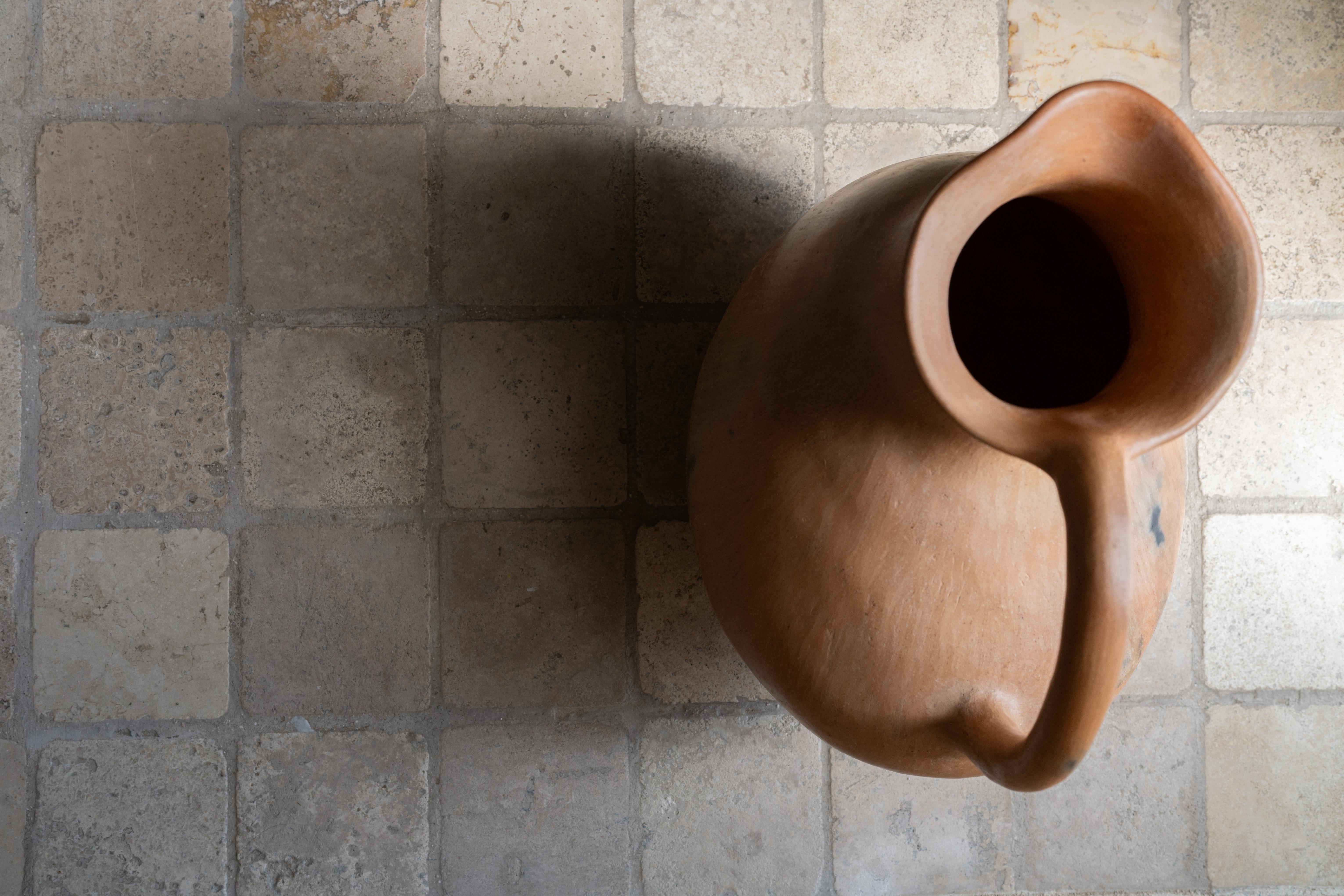 Vaso artigianale in argilla di Oaxacan Vaso artigianale messicano Vaso d'acqua Decor Ceramica in vendita 5