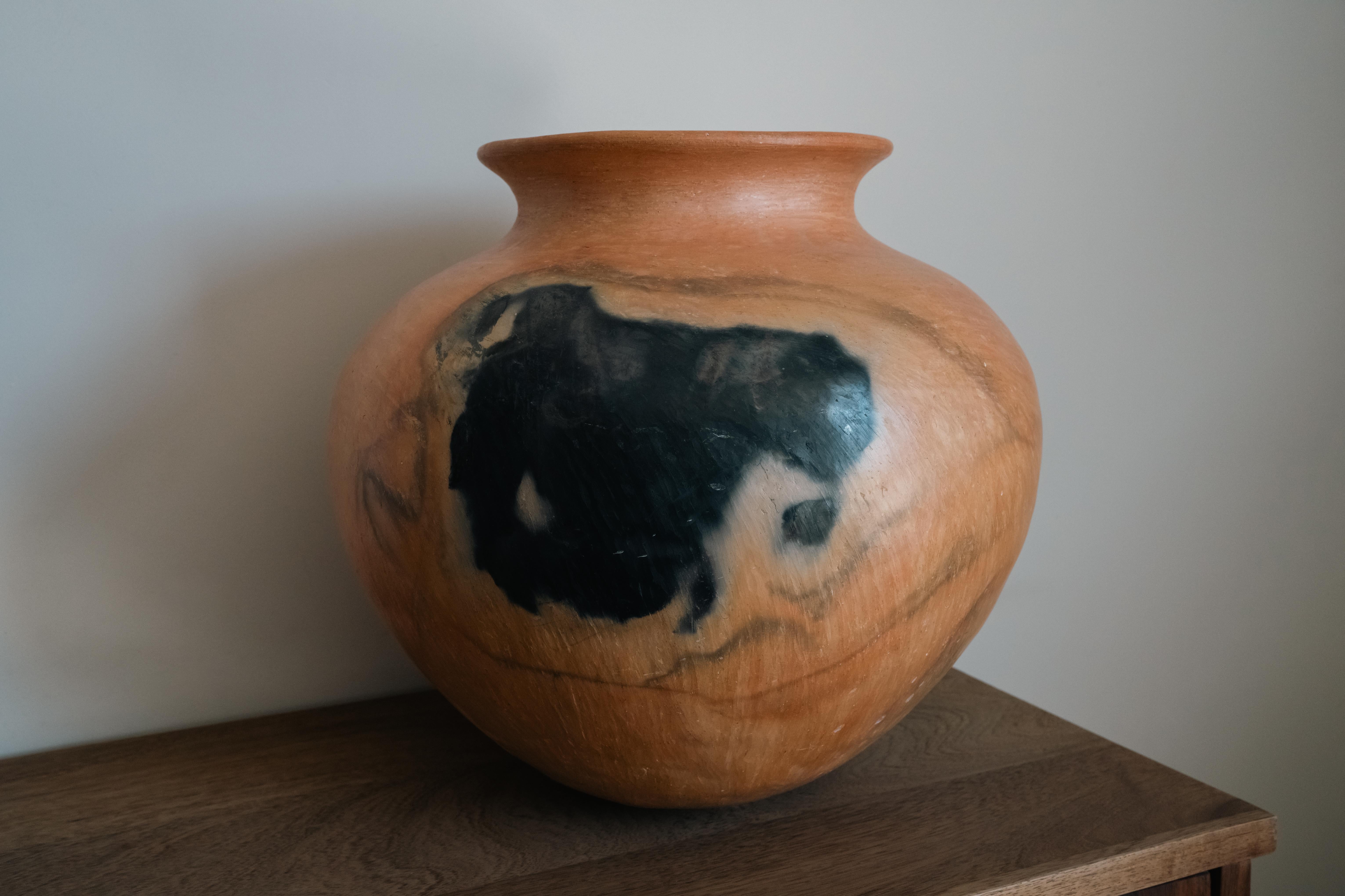 Vaso artigianale in argilla di Oaxacan Vaso artigianale messicano Vaso d'acqua Decor Ceramica In condizioni Nuovo in vendita a Queretaro, Queretaro