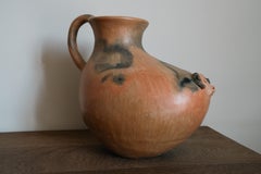 Handcrafted Oaxacan Clay Vessel Native Mexican Artisan Oaxacan Vase Water Decor