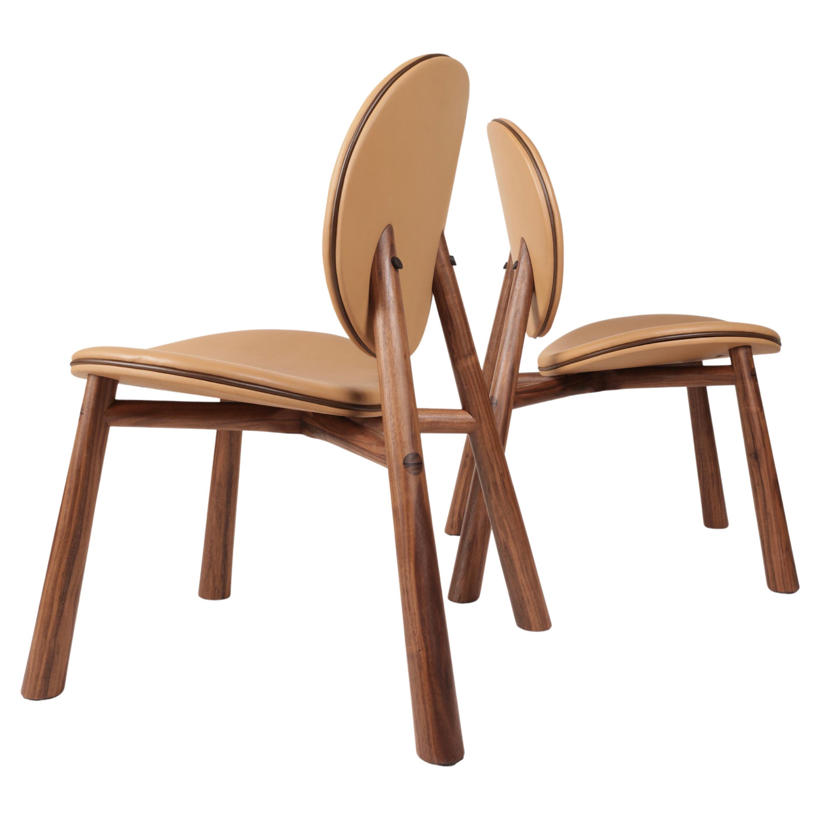 Handcrafted OPUS Saddle Dining Chair by Möbius Objects