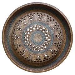 Handcrafted Organic Ceramic Wall Sconce, Danish Modern, Mid Century, 1970s
