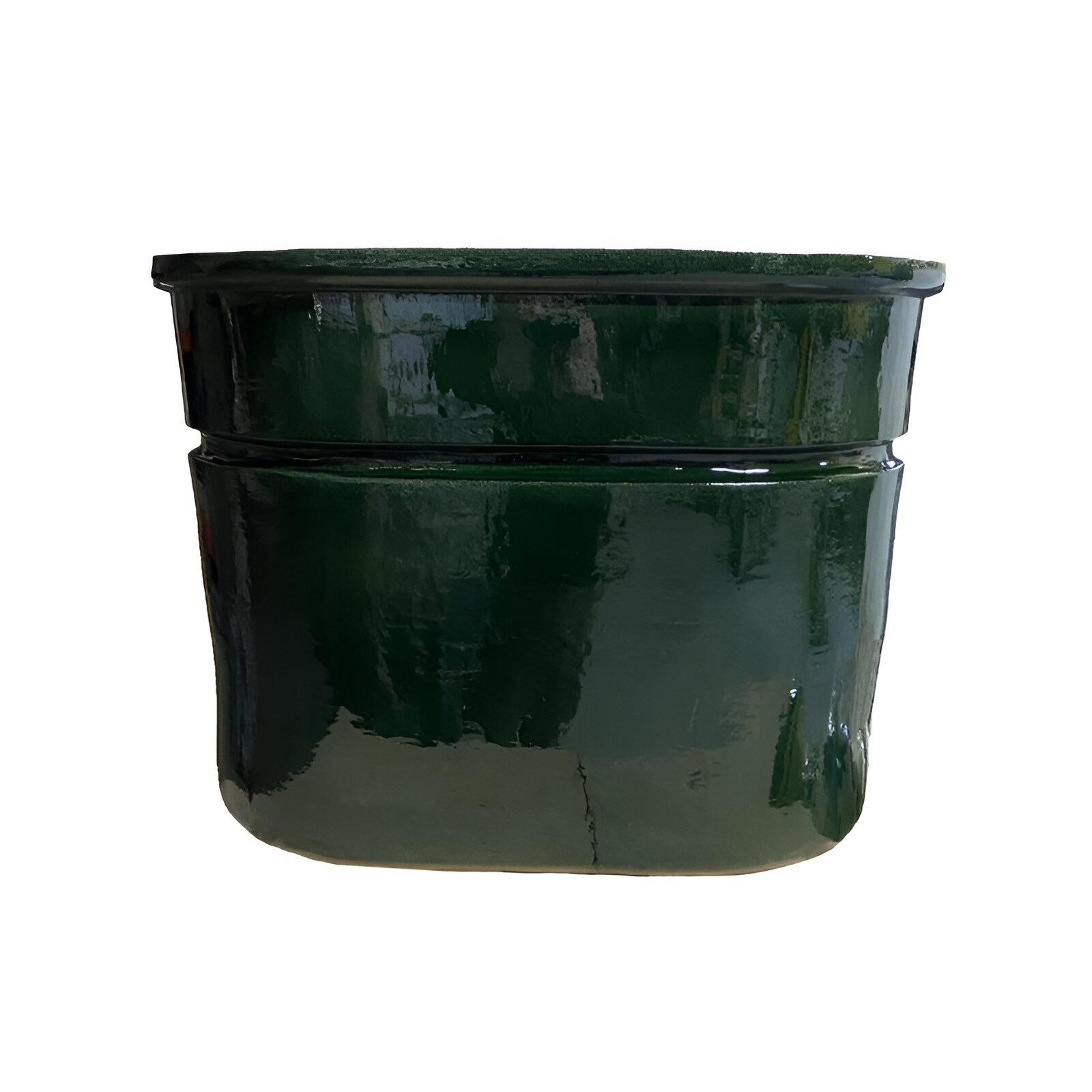 Jardinière ovale en terre cuite fabriquée à la main Classic Différentes finitions disponibles en vente 2