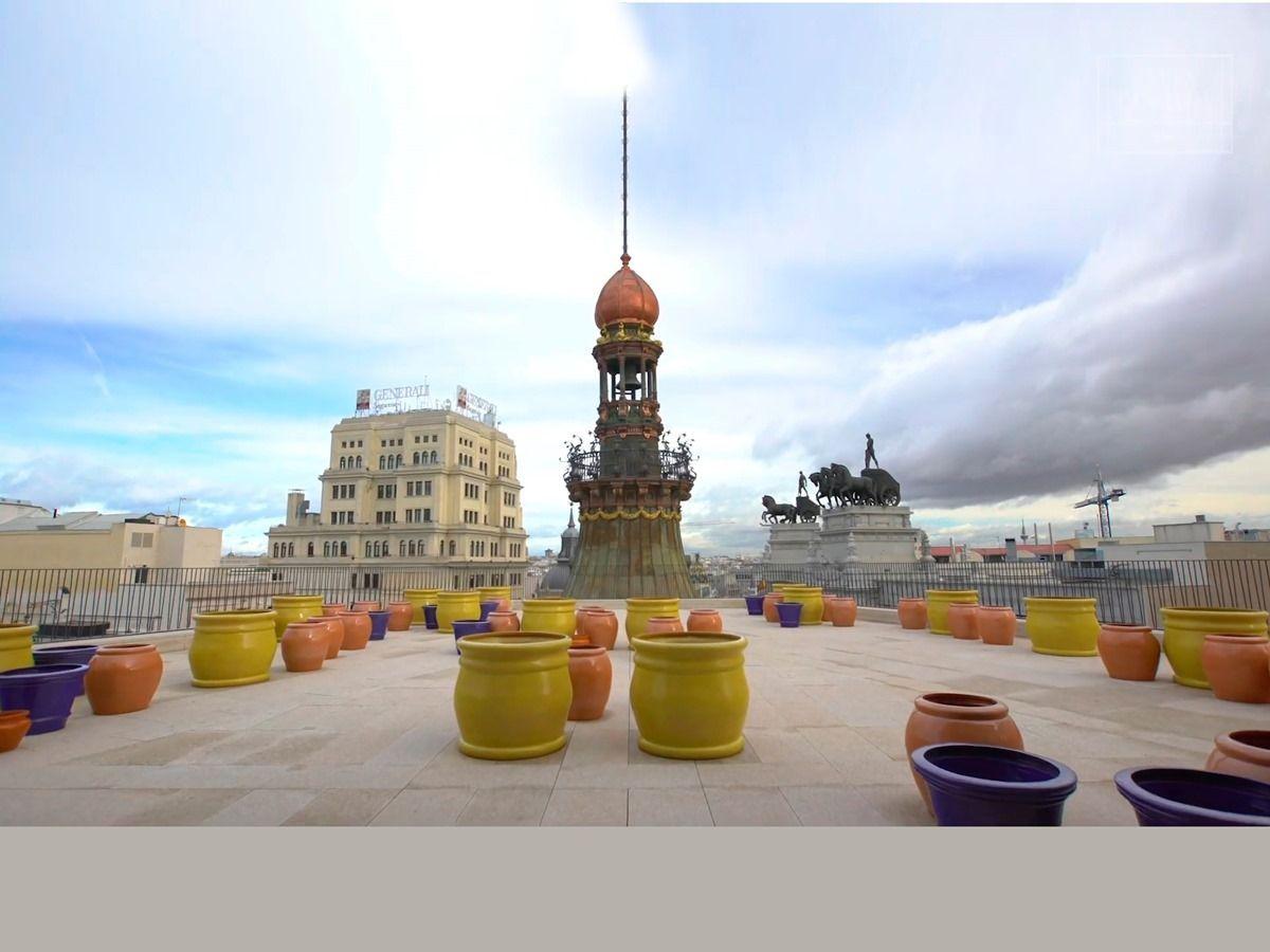 Spanish Colonial Handcrafted Oversized Glazed Terracotta Planters Plain Color Medium For Sale