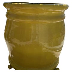 Maceteros Artesanales de Terracota Esmaltada de Gran Tamaño Color Liso Pequeño