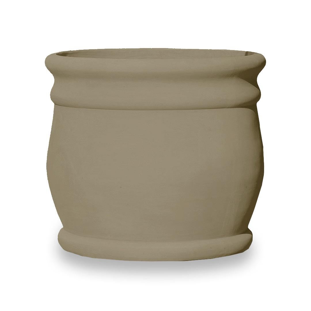 Handcrafted Oversized Terracotta Planters Textured Matte Finish Design Small For Sale 4